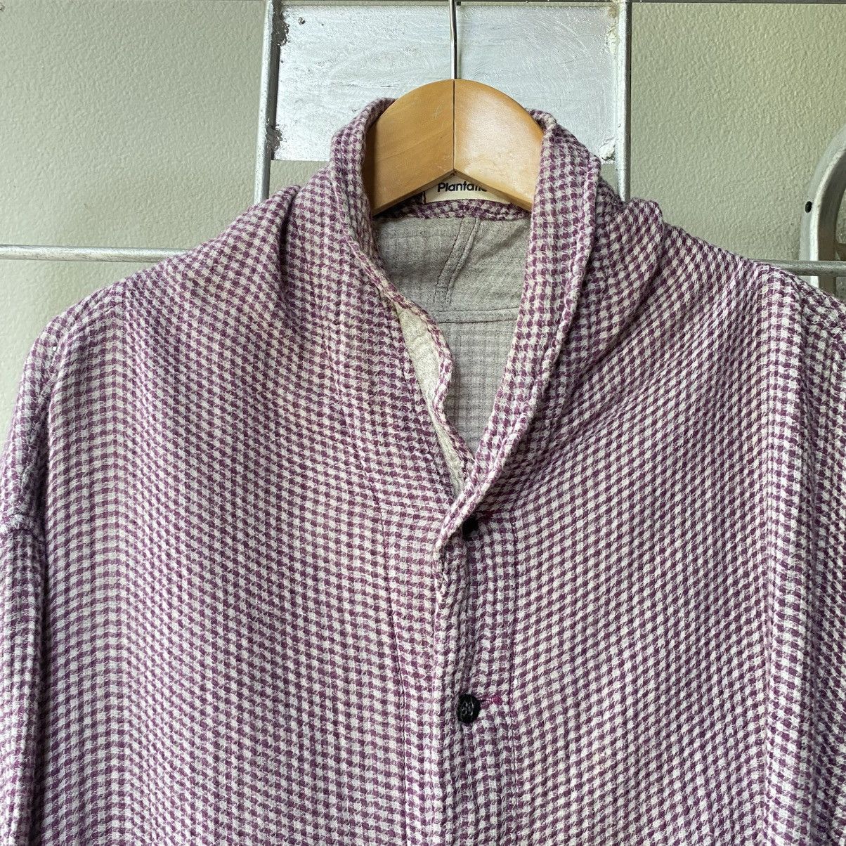 Issey Miyake Plantation Textured Check Shirt Size M / US 6-8 / IT 42-44 - 3 Thumbnail
