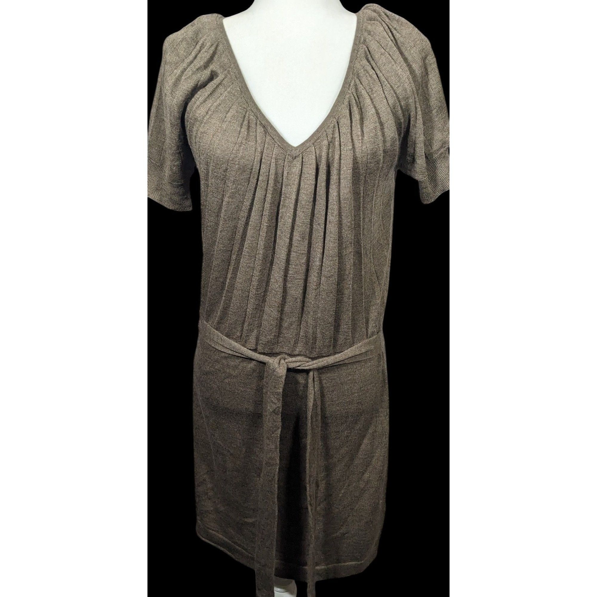 Loft Ann Taylor Loft Preppy Cafe Brown Blouson Dress Size S / US 4 / IT 40 - 1 Thumbnail