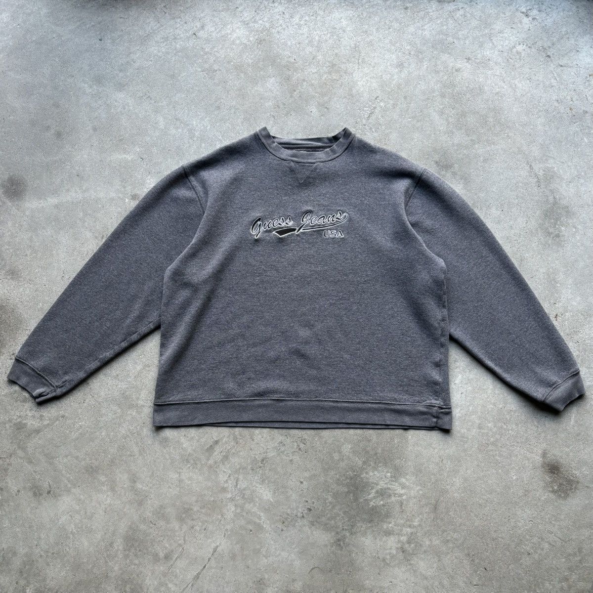 Guess vintage 90s GUESS JEANS USA spellout crewneck sweatshirt Size US L / EU 52-54 / 3 - 3 Thumbnail