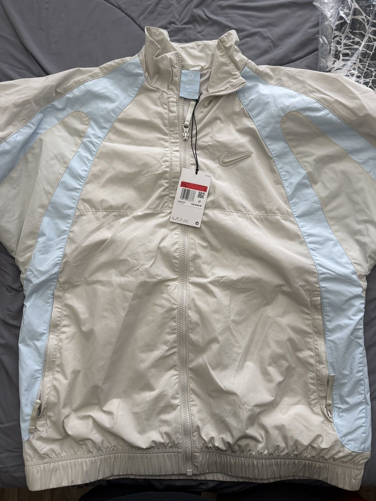 NOCTA × Nike NOCTA Nike NORTHSTAR NYLON TRACK JACKET - Light Bone Size US L / EU 52-54 / 3 - 1 Thumbnail