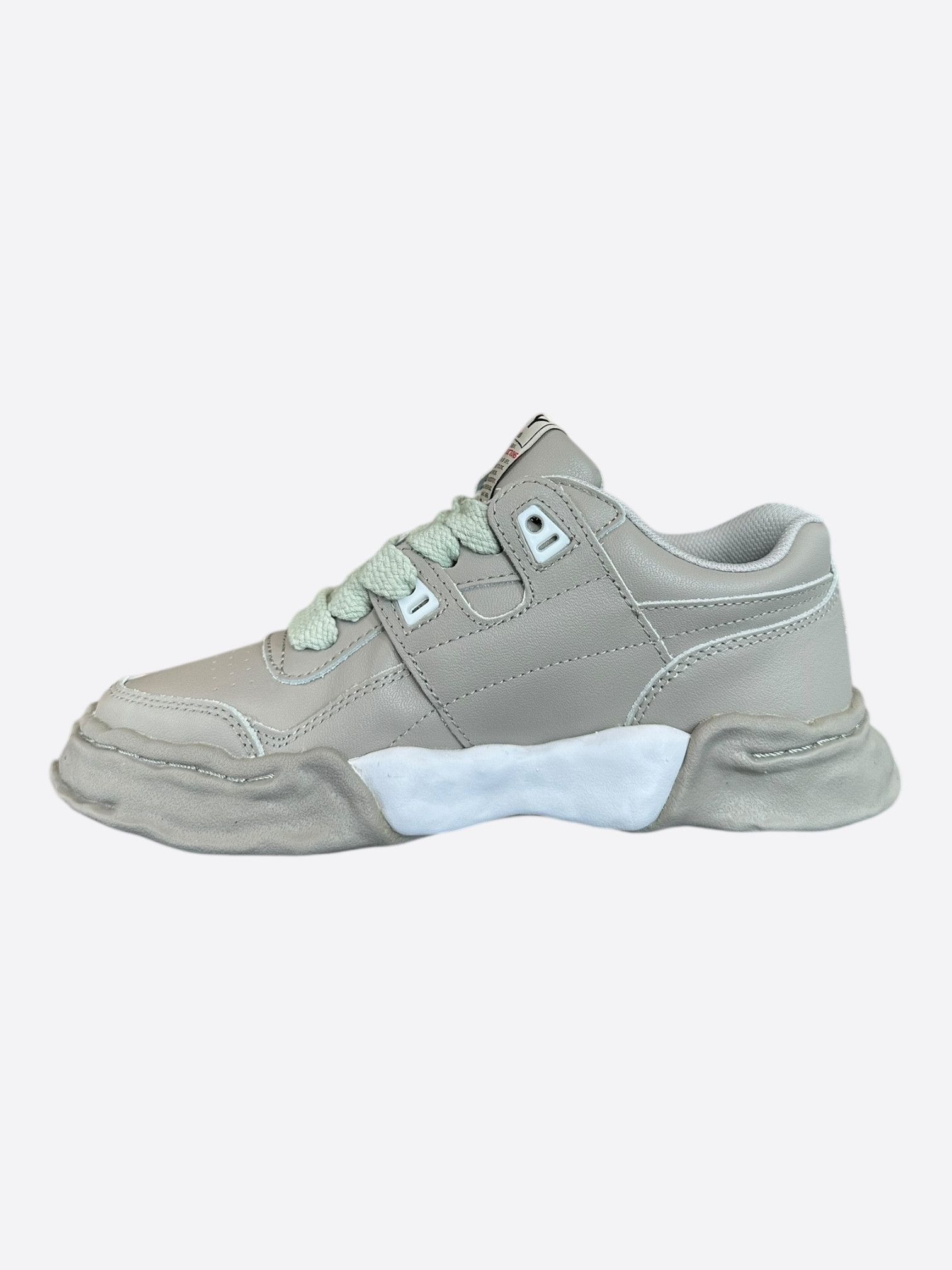 Maison MIHARA YASUHIRO Maison Mihara Yasuhiro Grey & White Parker Sneakers Size US 6 / EU 39 - 6 Thumbnail