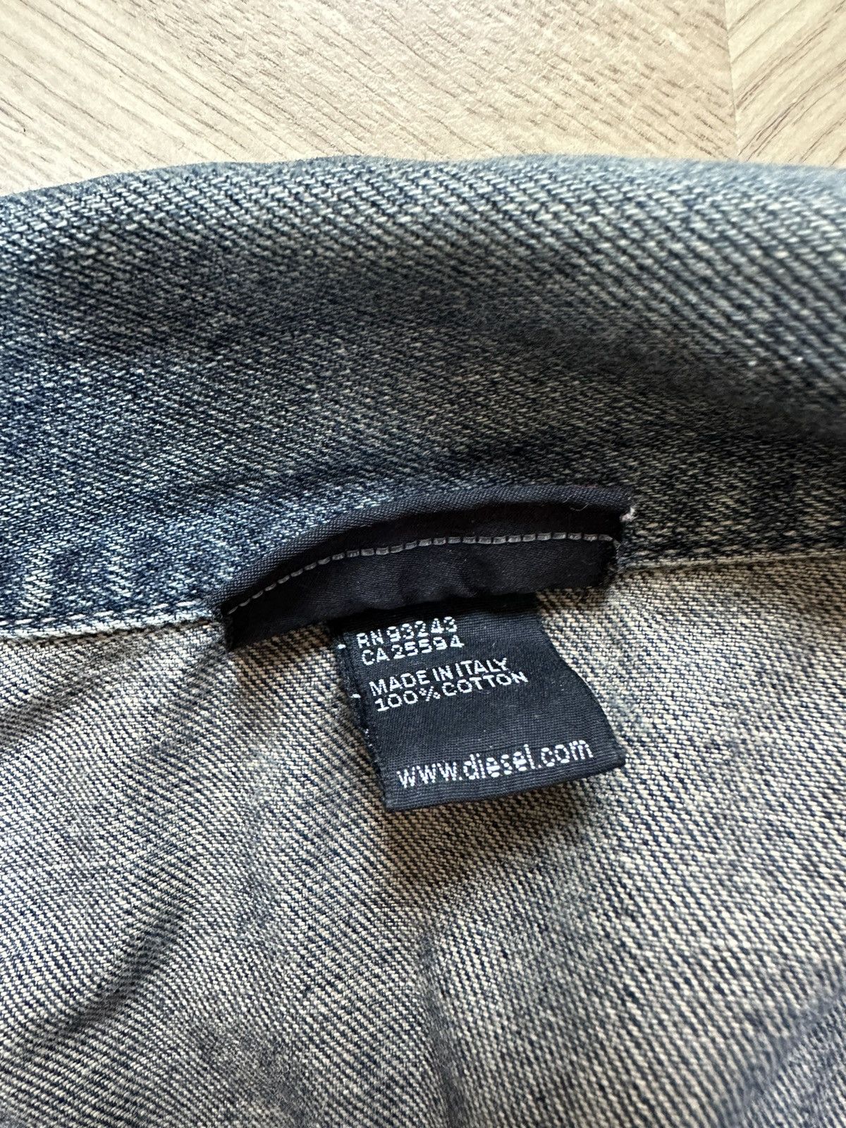 Diesel × Vintage Diesel Vintage Denim Jacket Size M / US 6-8 / IT 42-44 - 8 Thumbnail