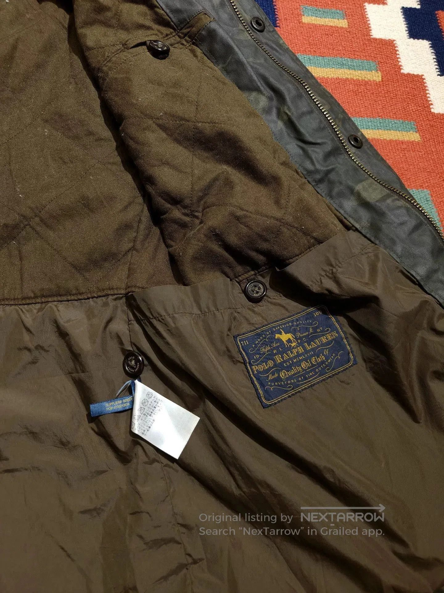 RRL Ralph Lauren Camouflage Waxed Jacket by Ralph Lauren. Size US M / EU 48-50 / 2 - 7 Thumbnail