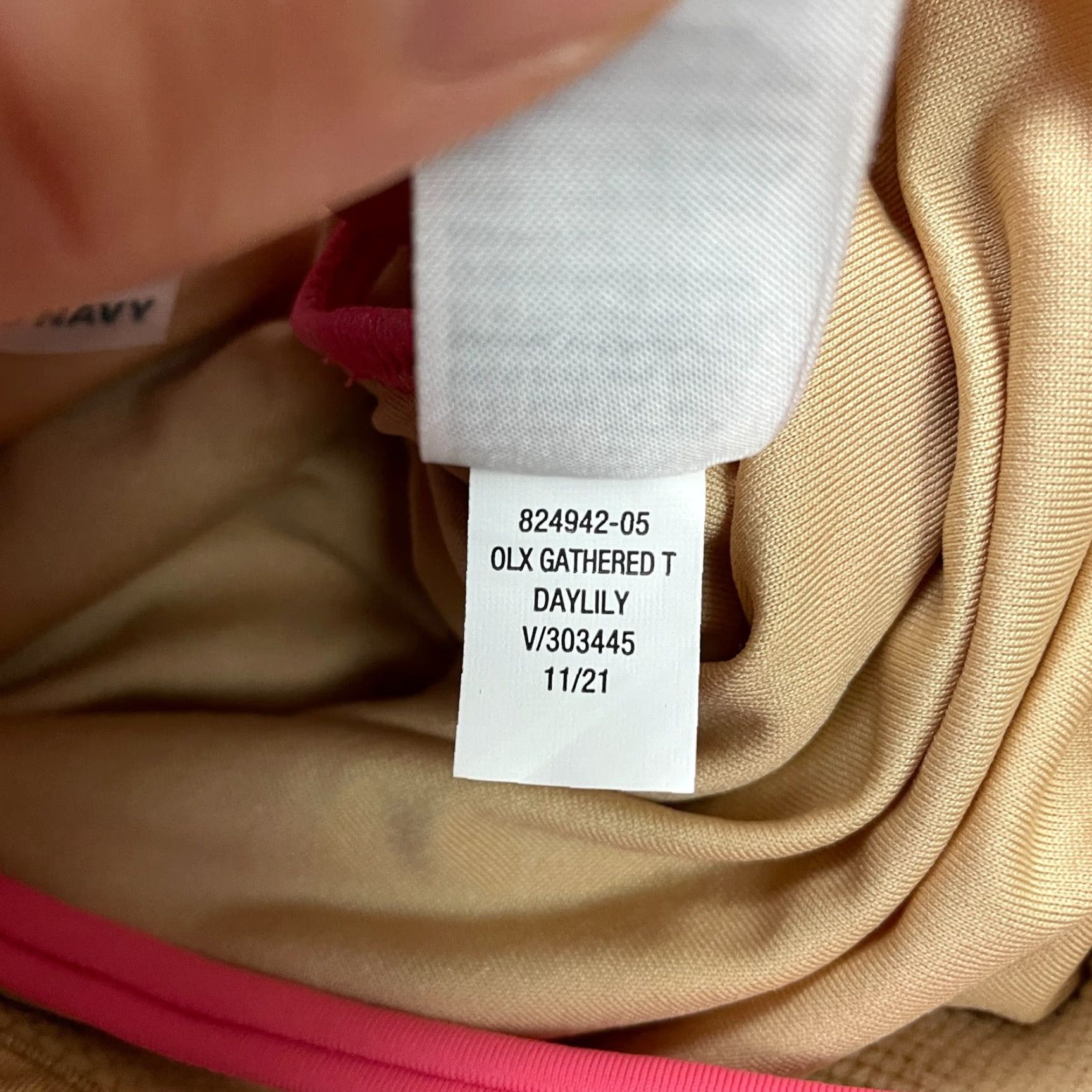 Old Navy Old Navy Swimsuit Womens Large Solid Pink Padded One Piece Backless Bathing Suit Size L / US 10 / IT 46 - 7 Thumbnail