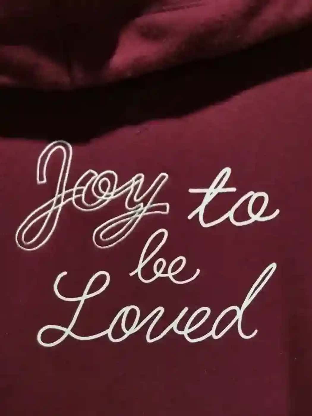 Japanese Brand Vintage Joy to be Loved Hoodie Size US S / EU 44-46 / 1 - 2 Thumbnail