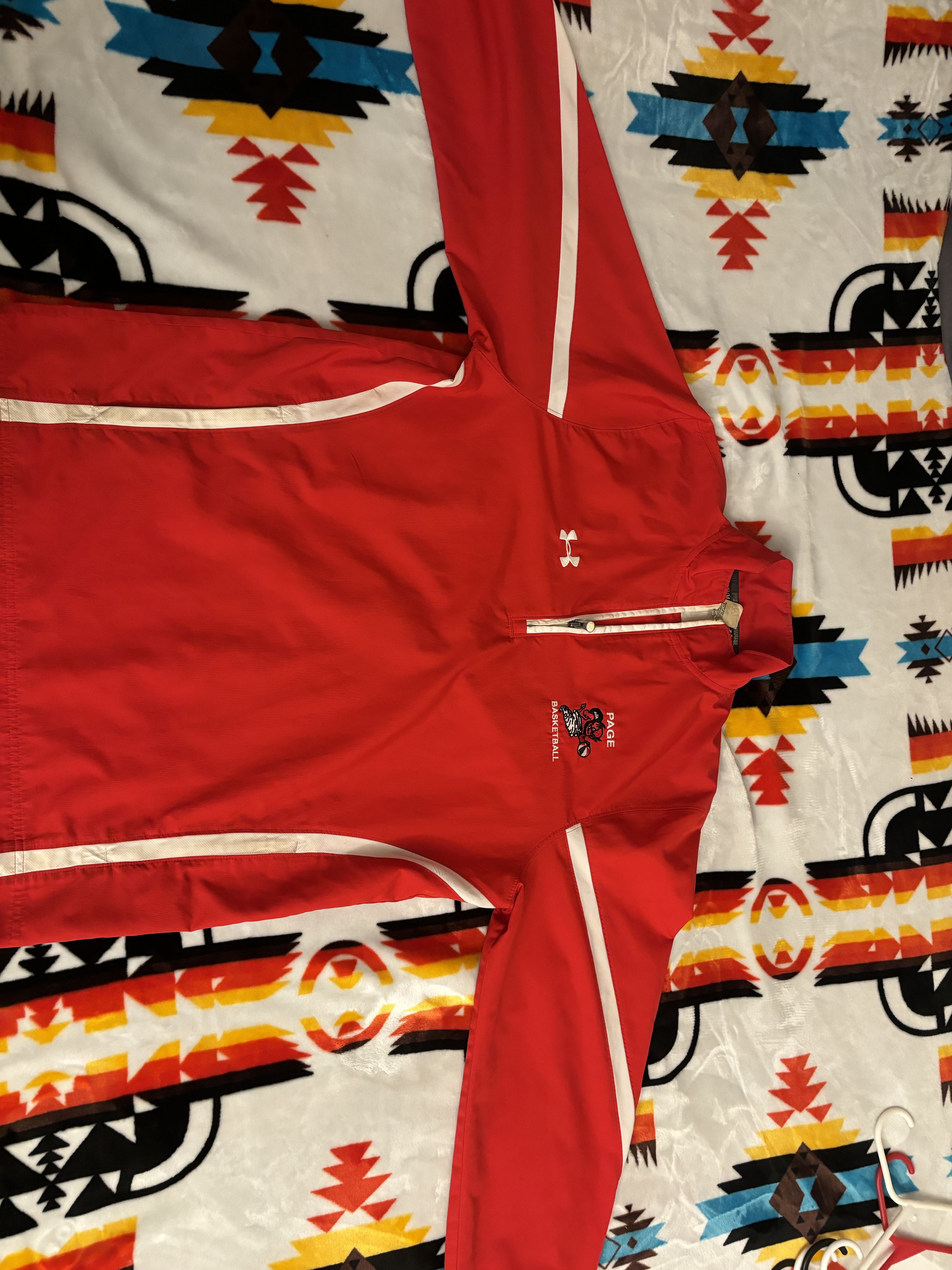 Under Armour RED UNDER ARMOUR WINDBREAKER Size US M / EU 48-50 / 2 - 1 Thumbnail
