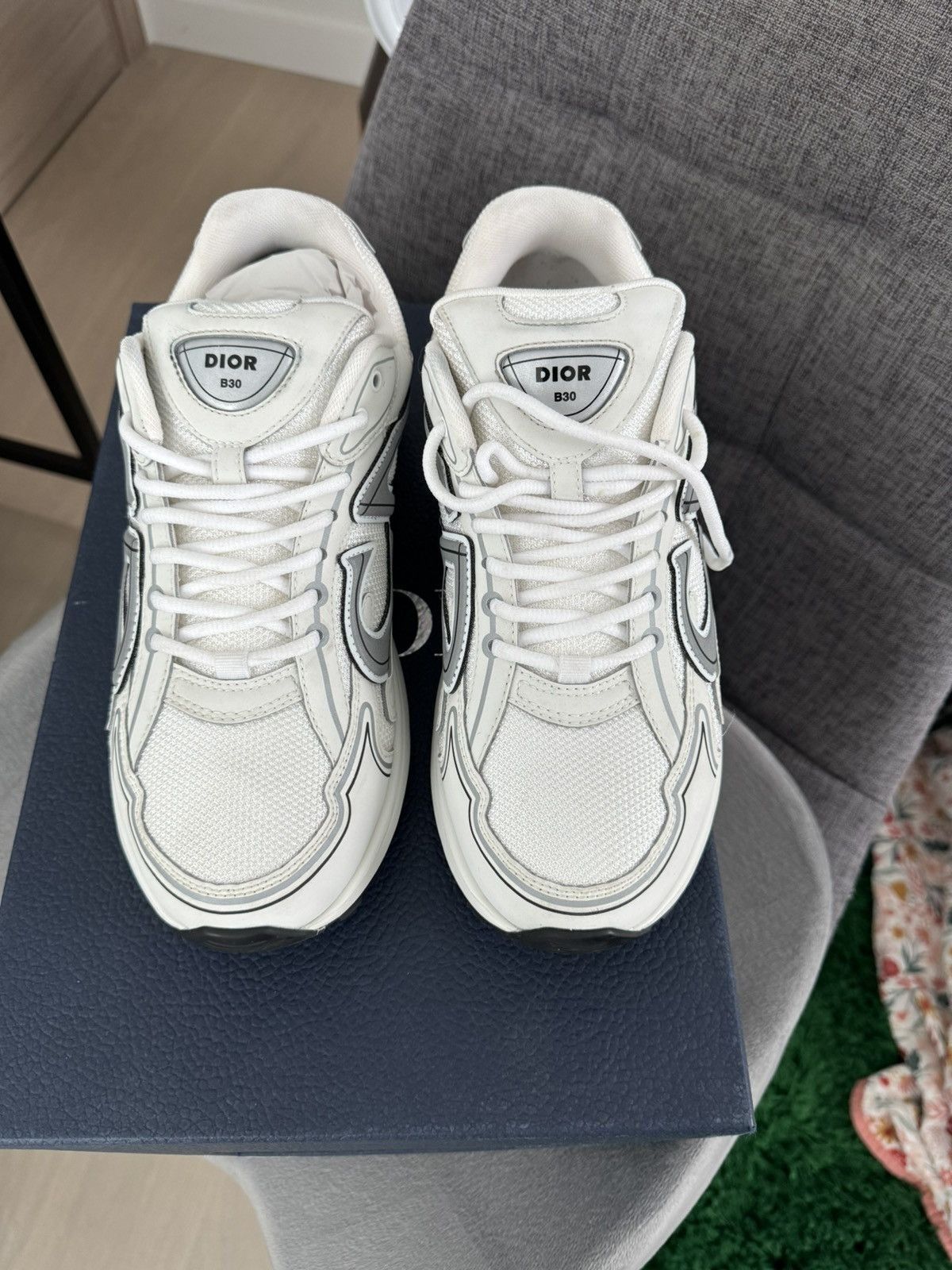 Dior Dior B30 White Sneakers Size 42 Size US 9 / EU 42 - 1 Thumbnail