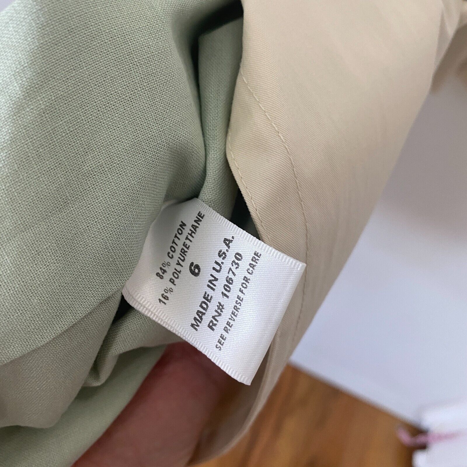Vince NWT Vince Cream Fitted Utility Duster Jacket Sage Lining 6 Size M / US 6-8 / IT 42-44 - 5 Thumbnail