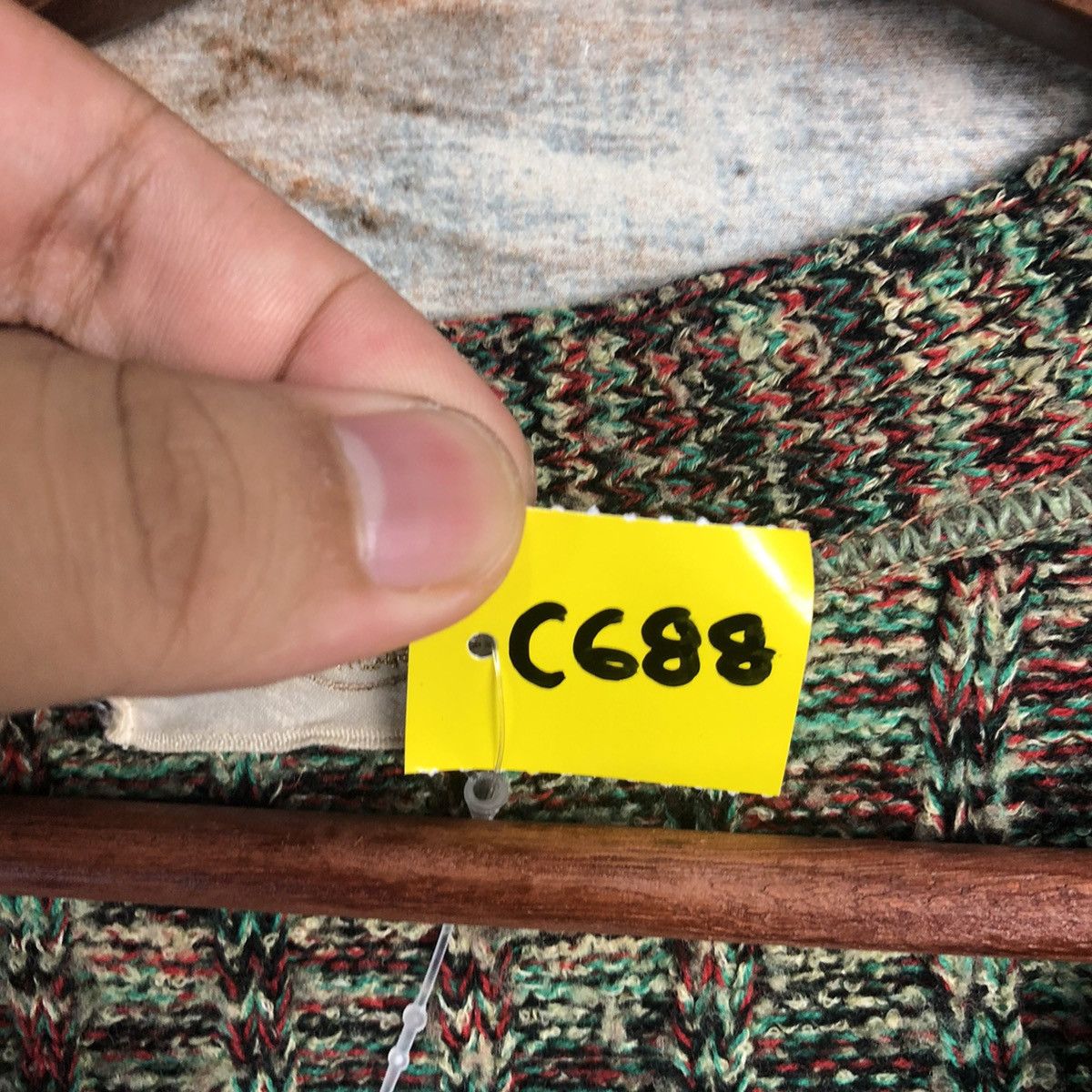 Other DL Knit japan vintage Green Cardigan Knitwear #C688 Size M / US 6-8 / IT 42-44 - 9 Thumbnail