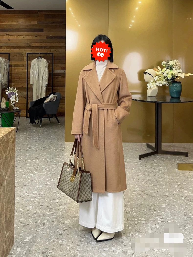 Max Mara Max Mara Manuela Collection Classic Camel Midi Coat Size S / US 4 / IT 40 - 1 Thumbnail