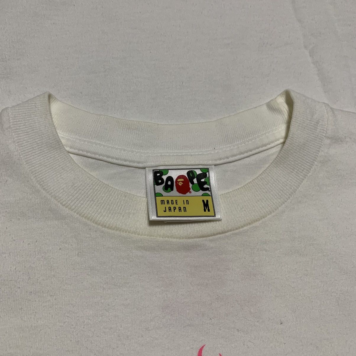 Bape Bape Medium Bape Sta White Tee A Bathing Ape 2009 Size US M / EU 48-50 / 2 - 5 Thumbnail