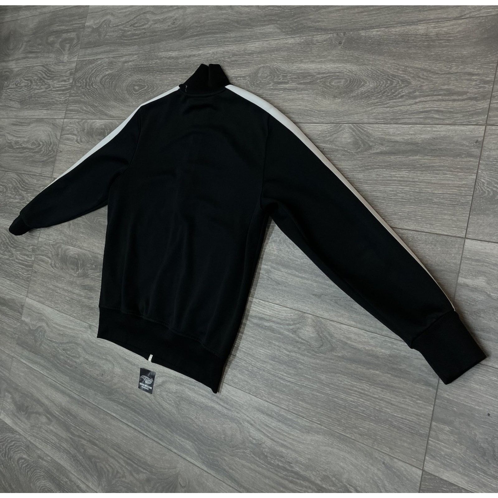 Palm Angels Size L - Palm Angels Classic Track Jacket ' Black White ' Size US L / EU 52-54 / 3 - 12 Thumbnail