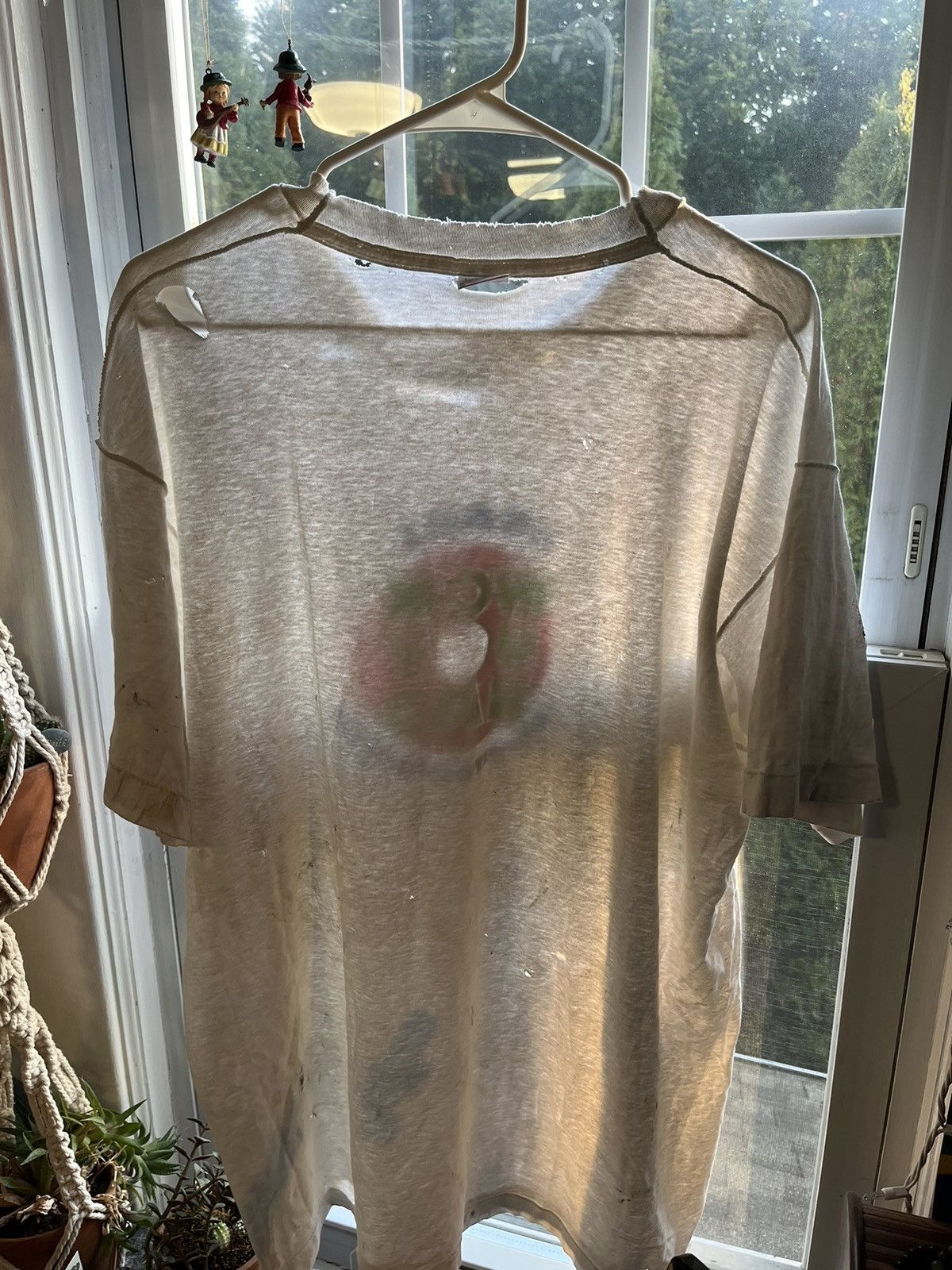 Unsound Rags “Place Beyond The Pines” Distressed Single Stitch White Tee Size US XL / EU 56 / 4 - 11 Thumbnail