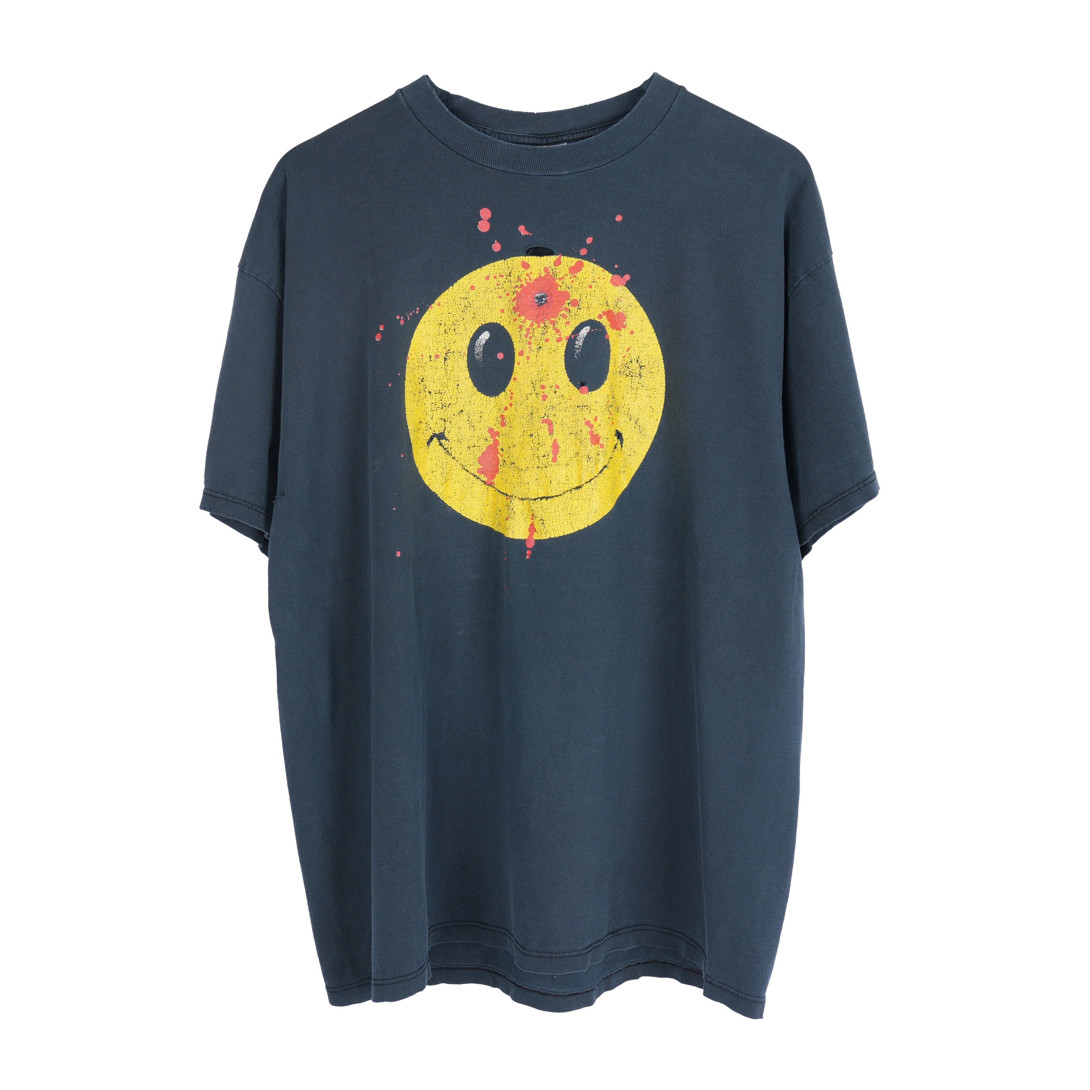 Vintage VINTAGE 90'S SMILEY HEADSHOT TEE Size US XL / EU 56 / 4 - 1 Thumbnail