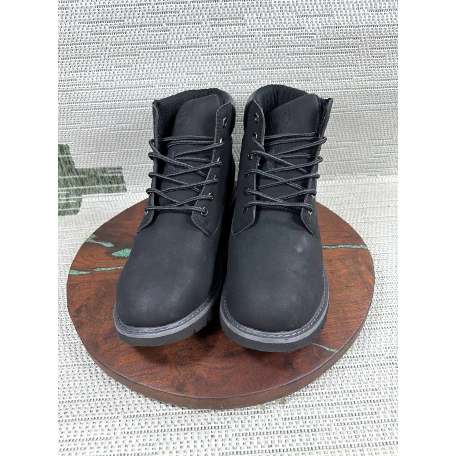 Vintage Hi-Tec Reznor 6" Soft Toe Boot Mens Size 12 US 45 EU Black Leather Ankle Work" Size US 12 / EU 45 - 2 Thumbnail
