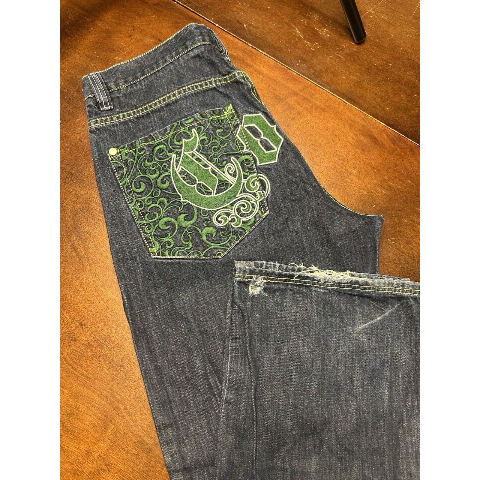 Coogi VTG Baggy Y2K Cyber Goth Grunge Coogi Australia Jeans Rare Size US 40 / EU 56 - 4 Thumbnail