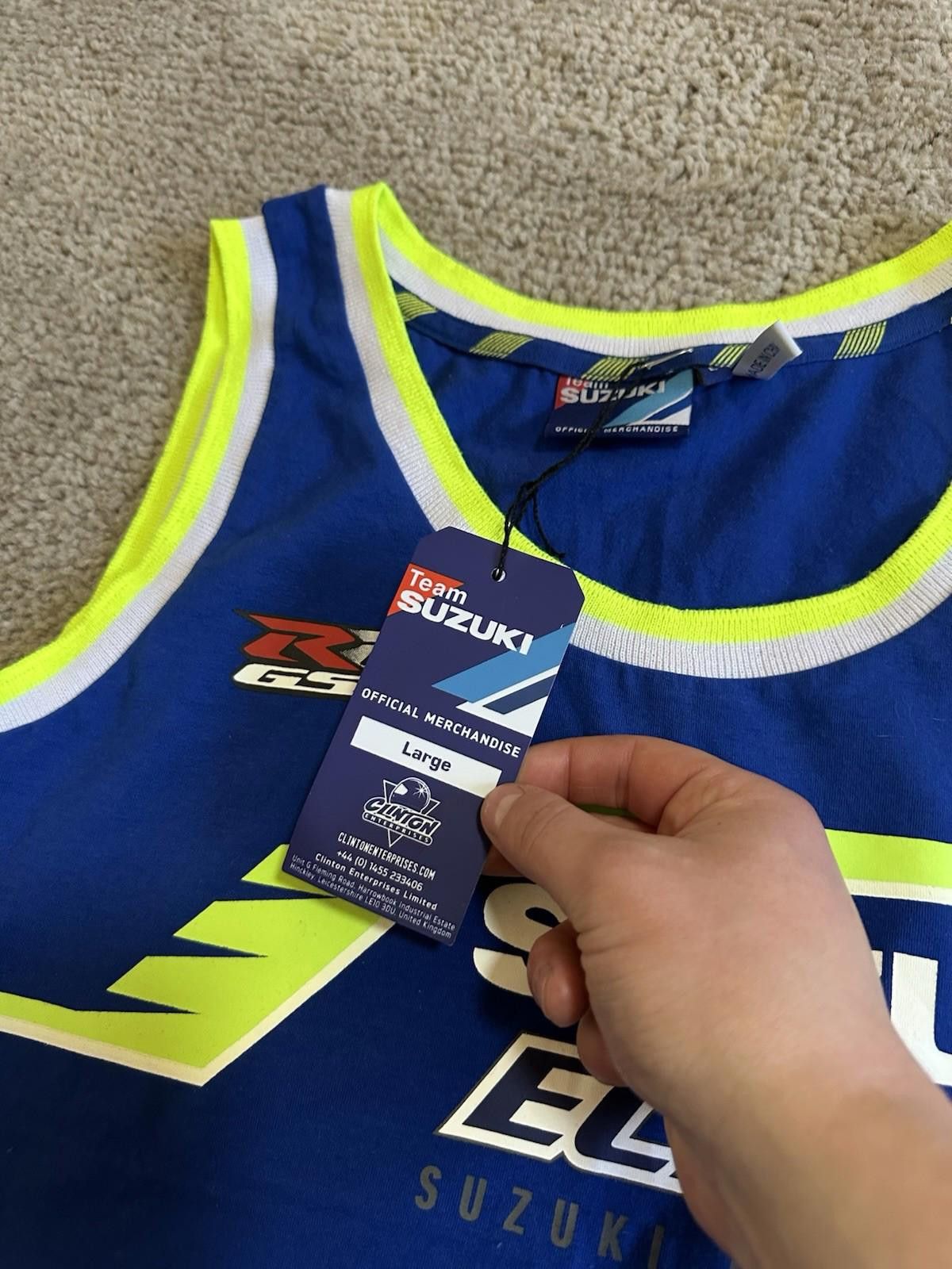 Fox Racing Suzuki Ecstar MotoGP GSX-RR Official Team Ladies Vest Top Size L / US 10 / IT 46 - 4 Thumbnail
