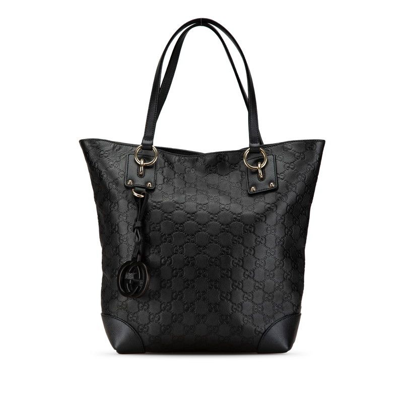 Gucci Gucci Gucci Leather Guccissima Interlocking G Tote Bag 247237 Leather Tote Bag 247237 in Great Condition Size ONE SIZE - 1 Thumbnail