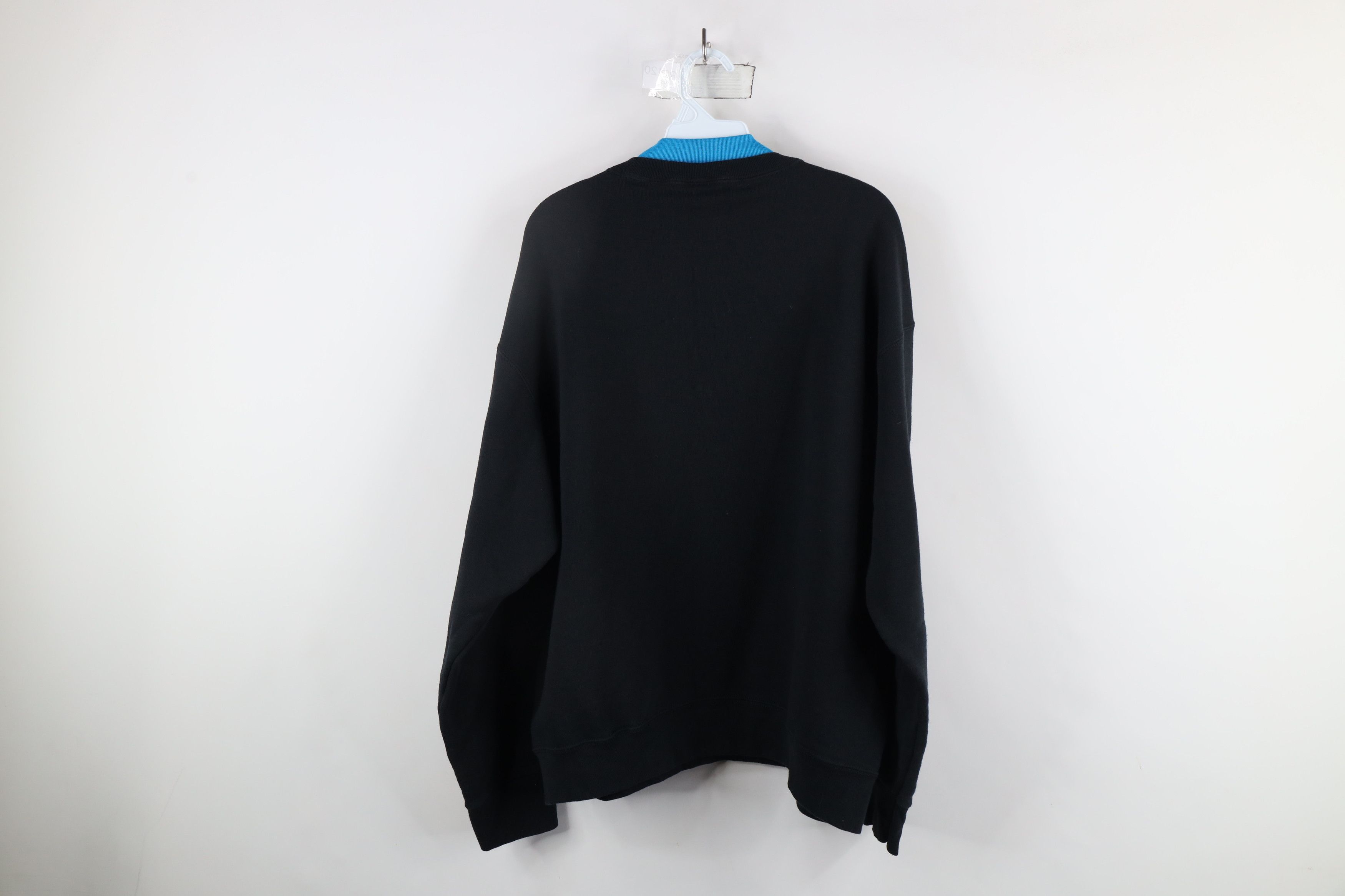 Vintage Vintage 90s Streetwear Cat Kitten Layered Sweatshirt Black Size XL / US 12-14 / IT 48-50 - 10 Thumbnail