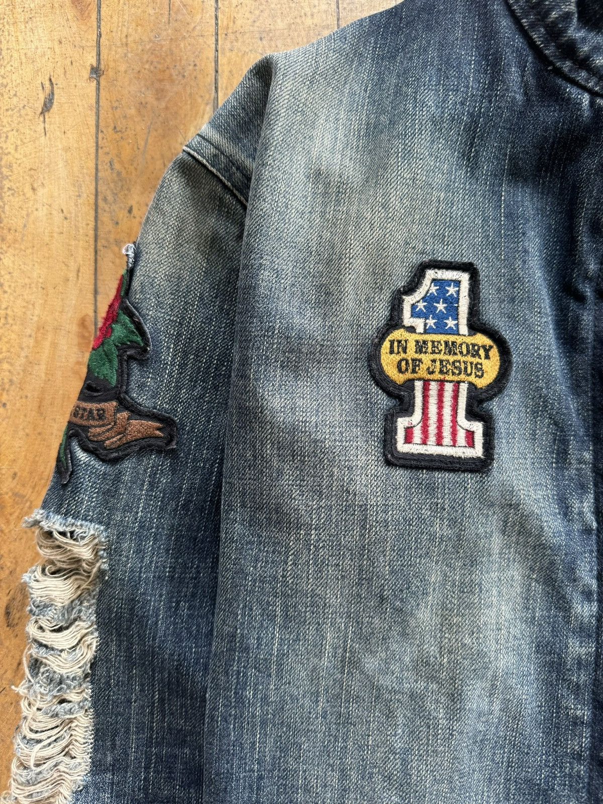 If Six Was Nine Led Rechwe Rodeo Denim Jacket Size US S / EU 44-46 / 1 - 4 Thumbnail