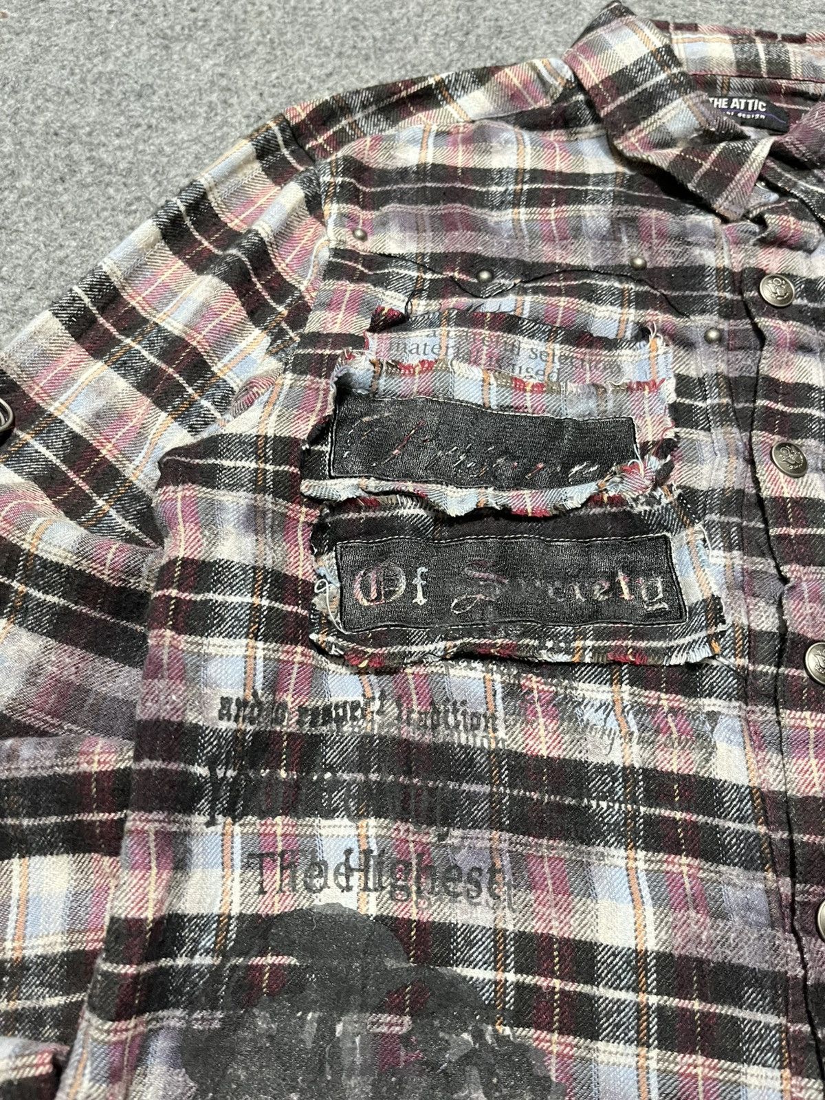 In The Attic ❌SOLDOUT❌❌In The Attic Embroidered Flanel Shirt Size US M / EU 48-50 / 2 - 10 Thumbnail