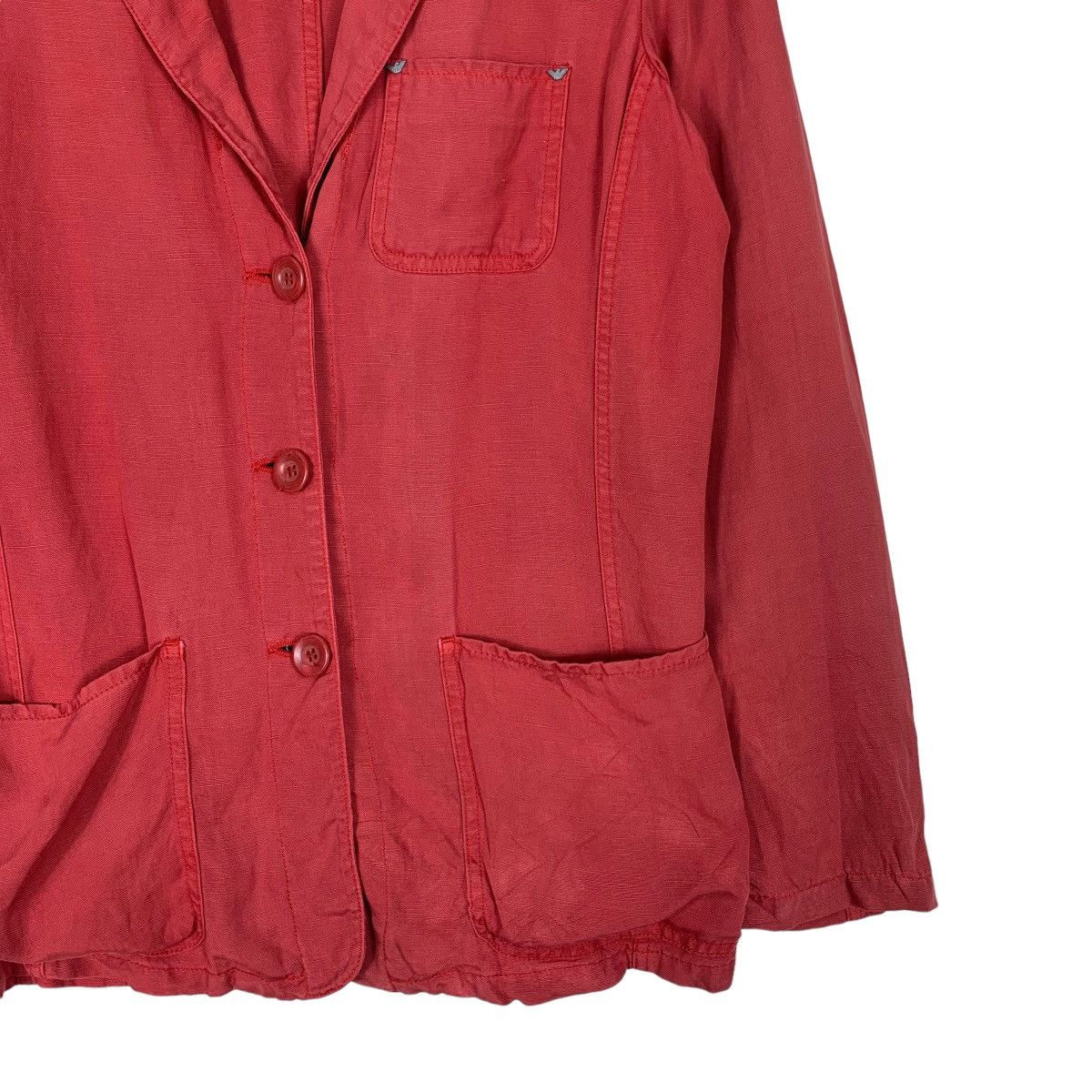 Armani ARMANI JEANS Red Casual Jacket #1171-C54 Size S / US 4 / IT 40 - 6 Thumbnail