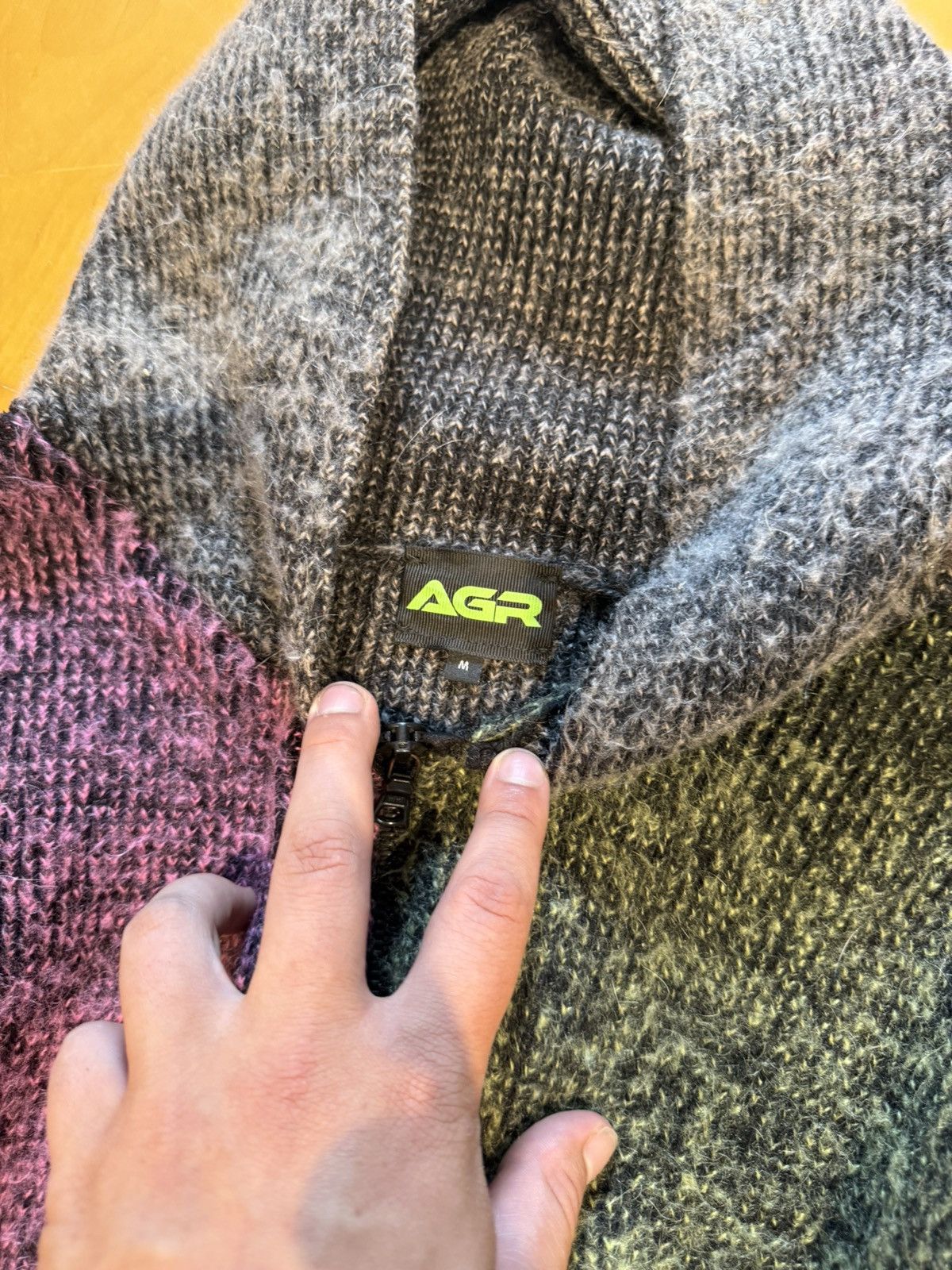 Other AGR Mohair Zip up wool sweater Size US M / EU 48-50 / 2 - 3 Thumbnail
