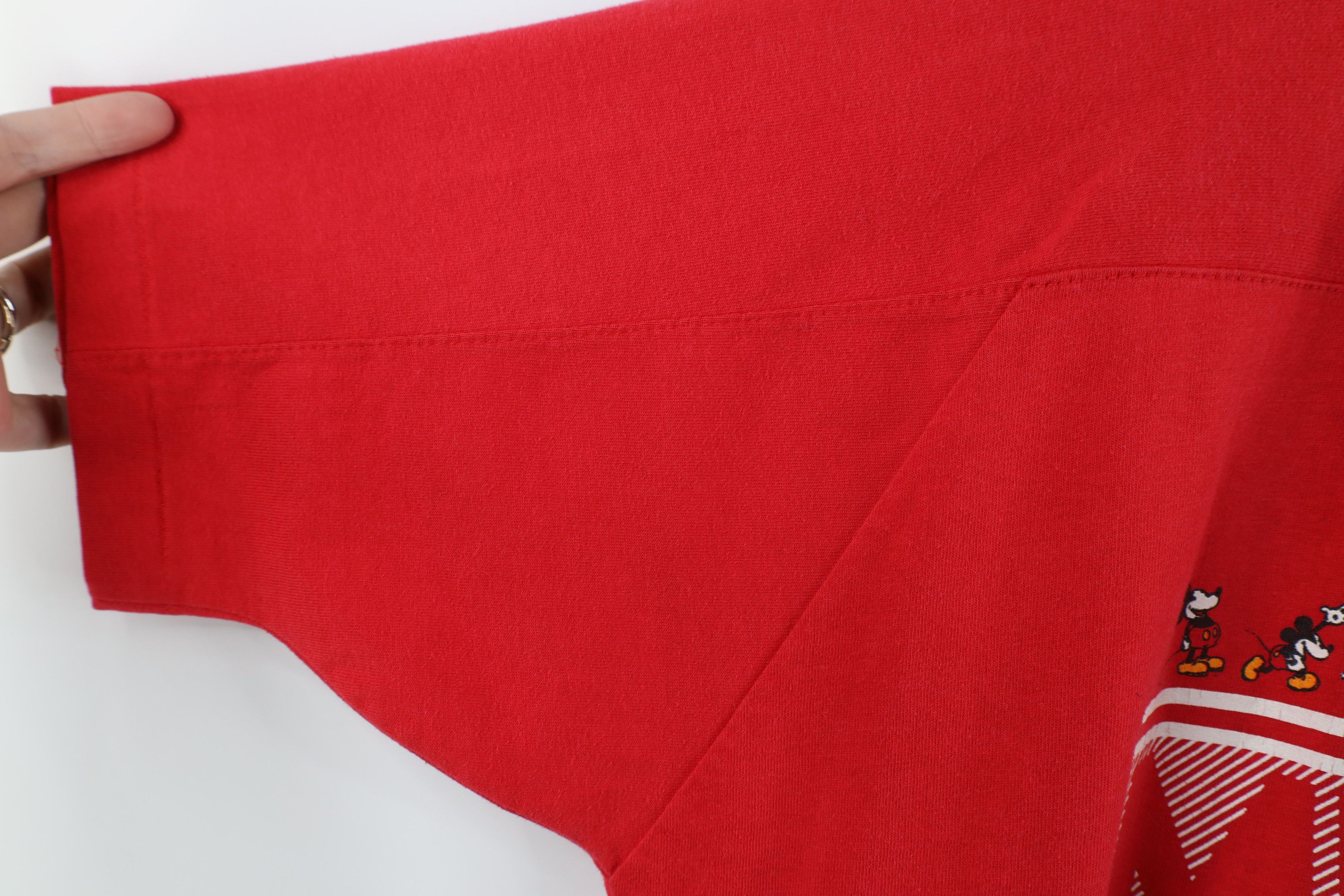 Disney × Vintage Vintage 80s 90s Disney Dolman Sleeve Pullover Henley T-Shirt Size US XL / EU 56 / 4 - 8 Thumbnail