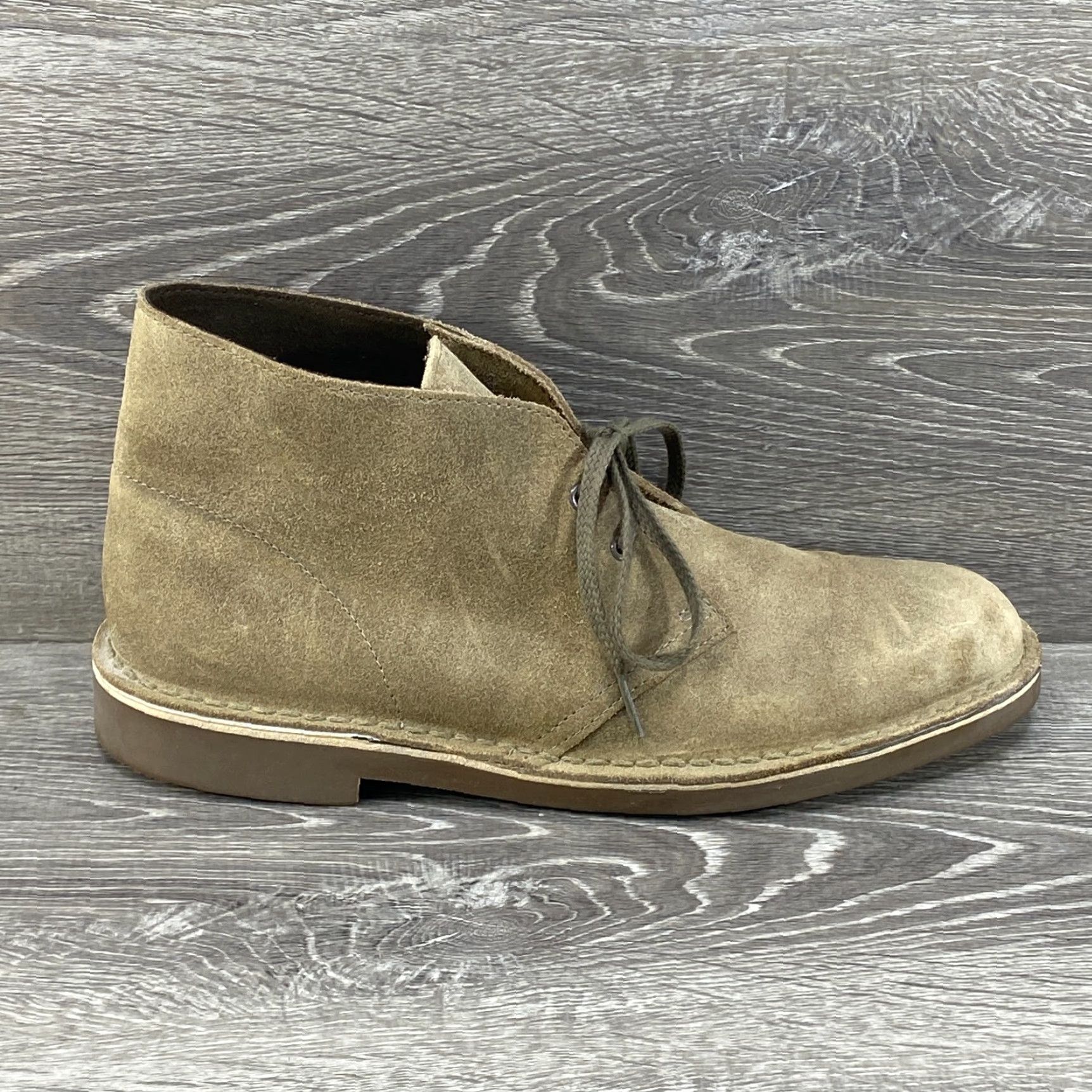 Clarks VINTAGE Clarks Bushacre Desert Chukka Boots Men Tan Brown Suede Leather Lace Up 9.5 M Size US 9 / EU 42 - 2 Thumbnail