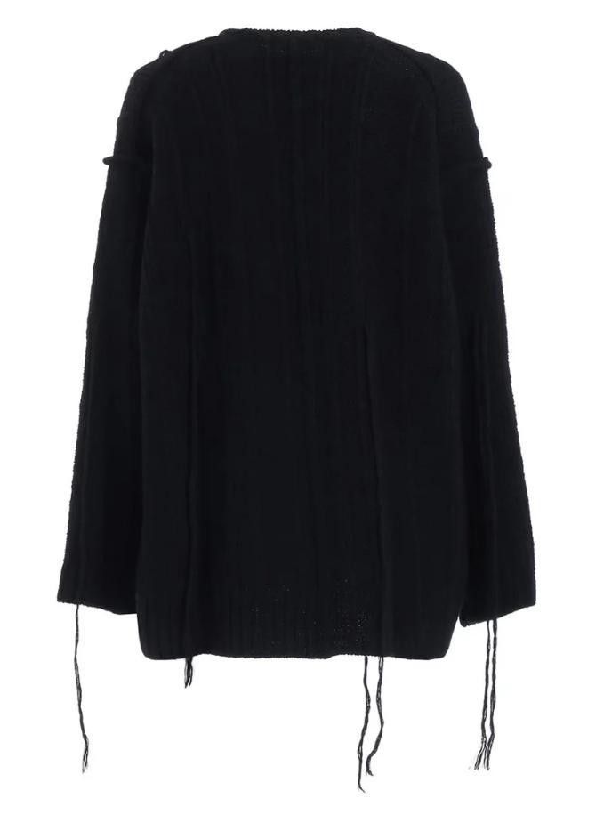 Yohji Yamamoto yohji yamamoto POUR HOMME STRIPE SWITCHING ROUND NECK Size US L / EU 52-54 / 3 - 2 Thumbnail