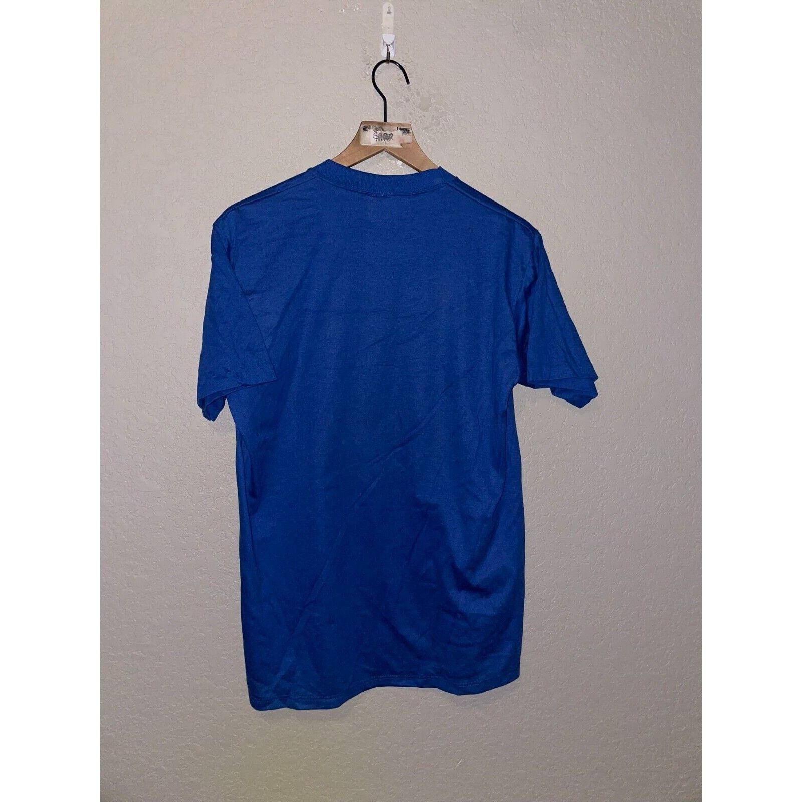 Jerzees Vintage Fireworks Shirt Jerzees Blue Splatter July 4th 80s L Size US L / EU 52-54 / 3 - 9 Thumbnail
