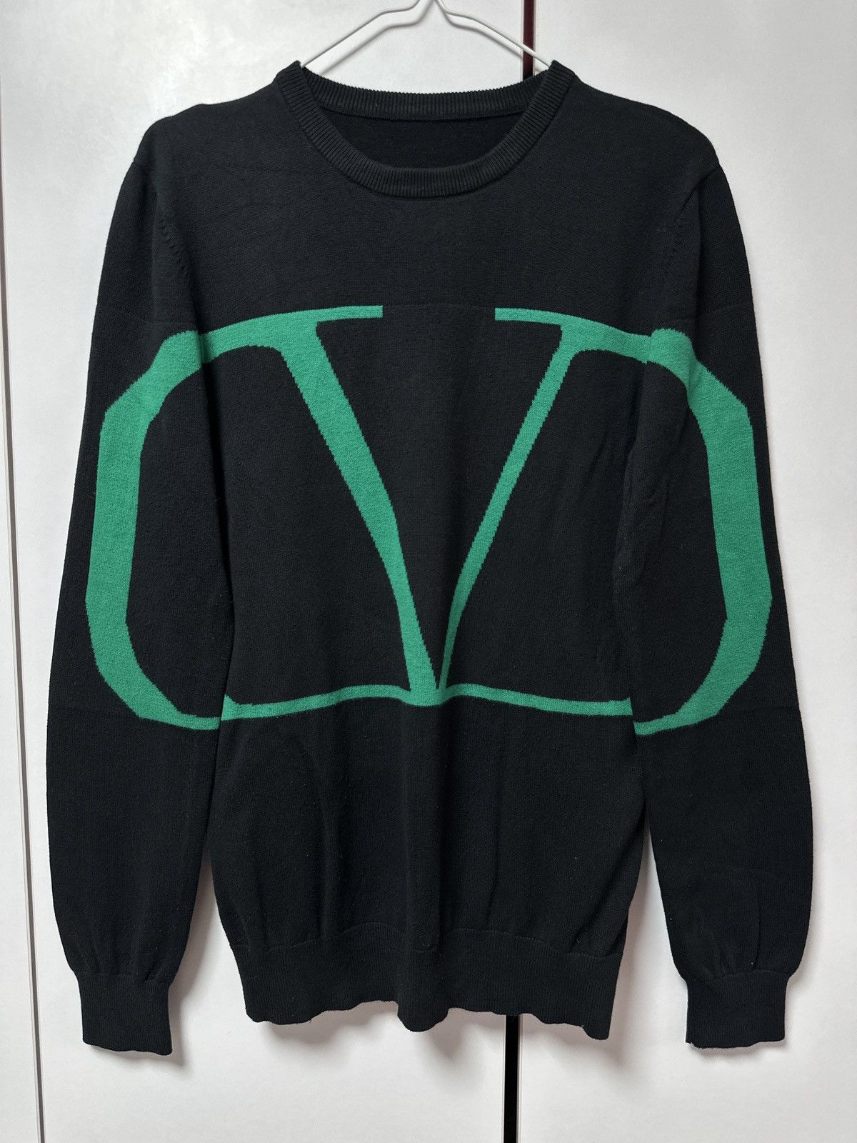 Valentino Valentino sweater big logo luxury Size US M / EU 48-50 / 2 - 2 Thumbnail