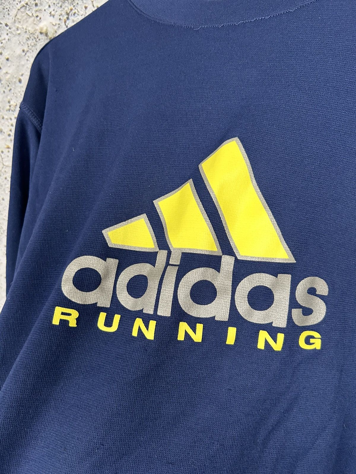 Adidas Vintage Adidas Running Longsleeve Logo Graphic Tee Rare Size US M / EU 48-50 / 2 - 3 Thumbnail