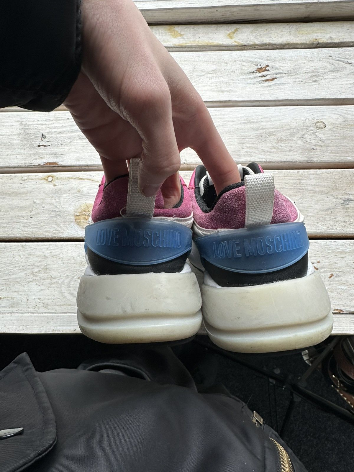 Love Moschino × Moschino 🚨Y2K love Moschino Low Sneakers multicolor sport dolce Size US 8 / IT 38 - 19 Thumbnail