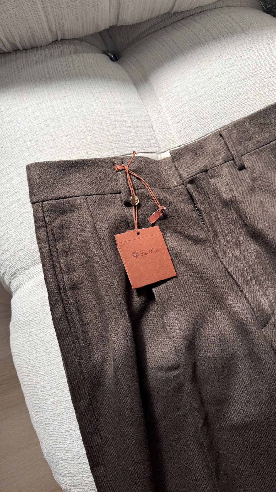 Loro Piana Loro Piana Buxton 100% Silk Heavyweight Trousers 48/M Size US 32 / EU 48 - 2 Thumbnail
