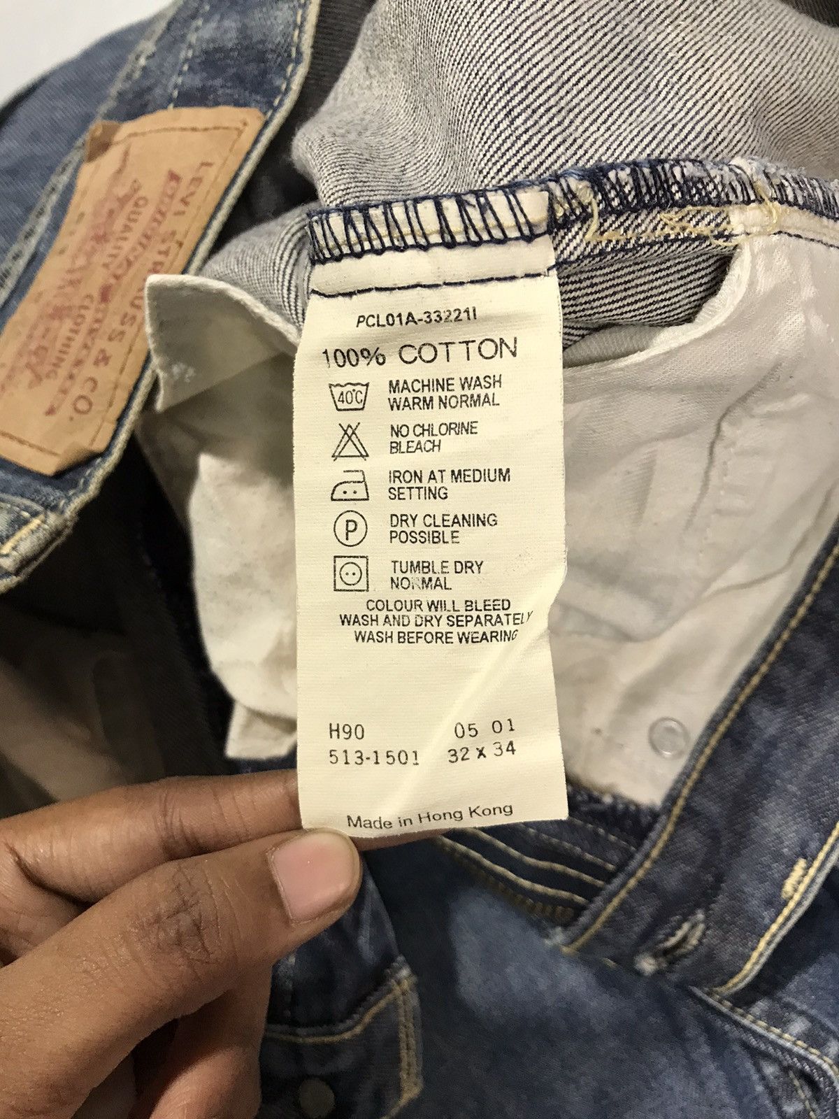 Levi's Vintage Levi’s 513 buckle belt denim Size US 32 / EU 48 - 6 Thumbnail