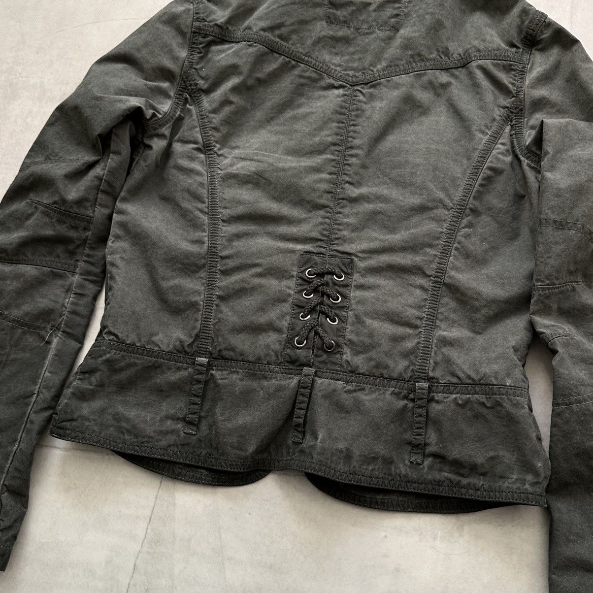 Hysteric Glamour × Undercover Punk Straps Zipper Garment Dyed Multipocket Jacket LGB Style Size XS / US 0-2 / IT 36-38 - 12 Thumbnail