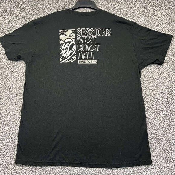Volcom Sessions West Coast Deli Shirt Men XL Short Sleeve Crew Neck Size US XL / EU 56 / 4 - 1 Thumbnail