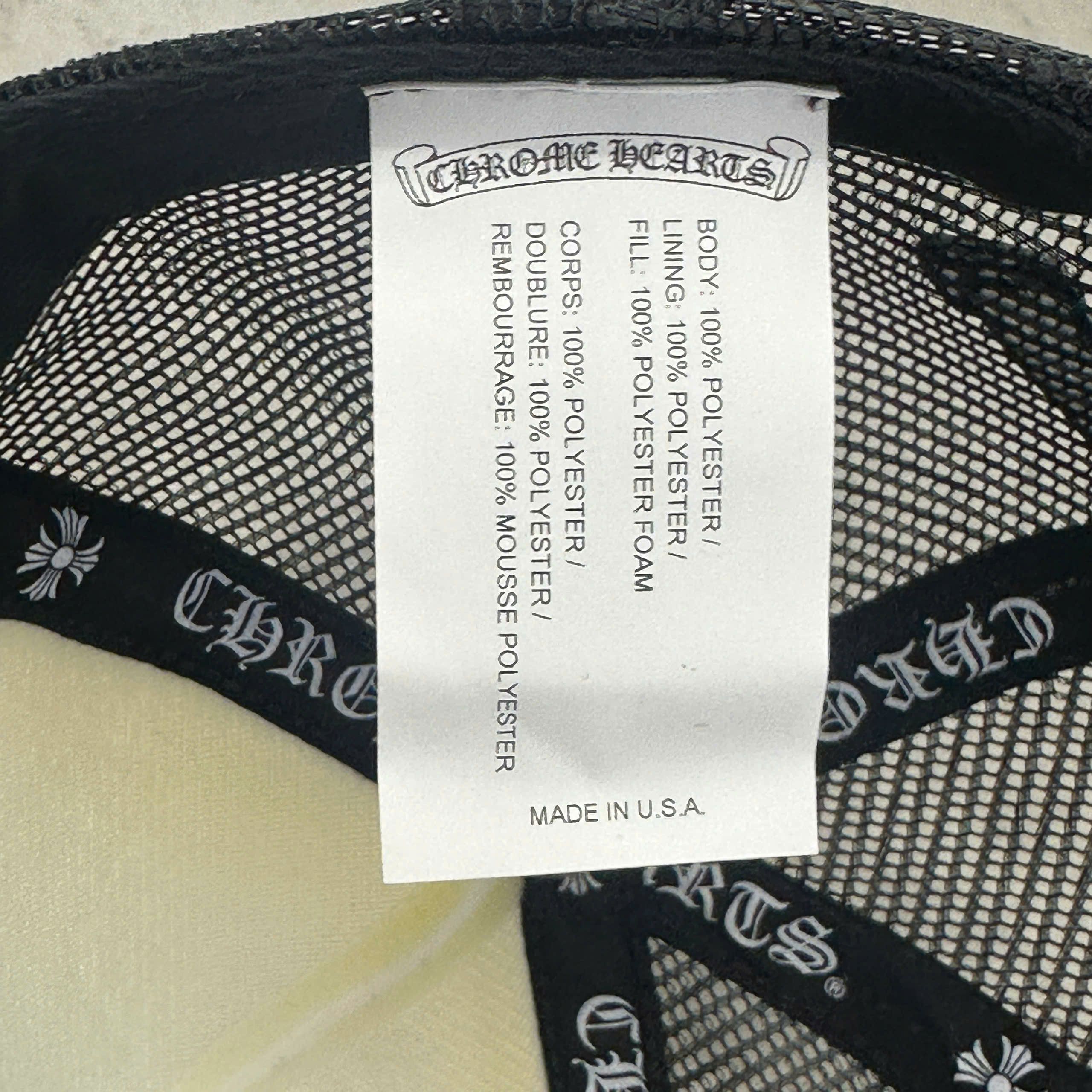 Chrome Hearts CHROME HEARTS Cemetery Trucker Hat WHITE/BLACK/CAMO Size ONE SIZE - 9 Thumbnail