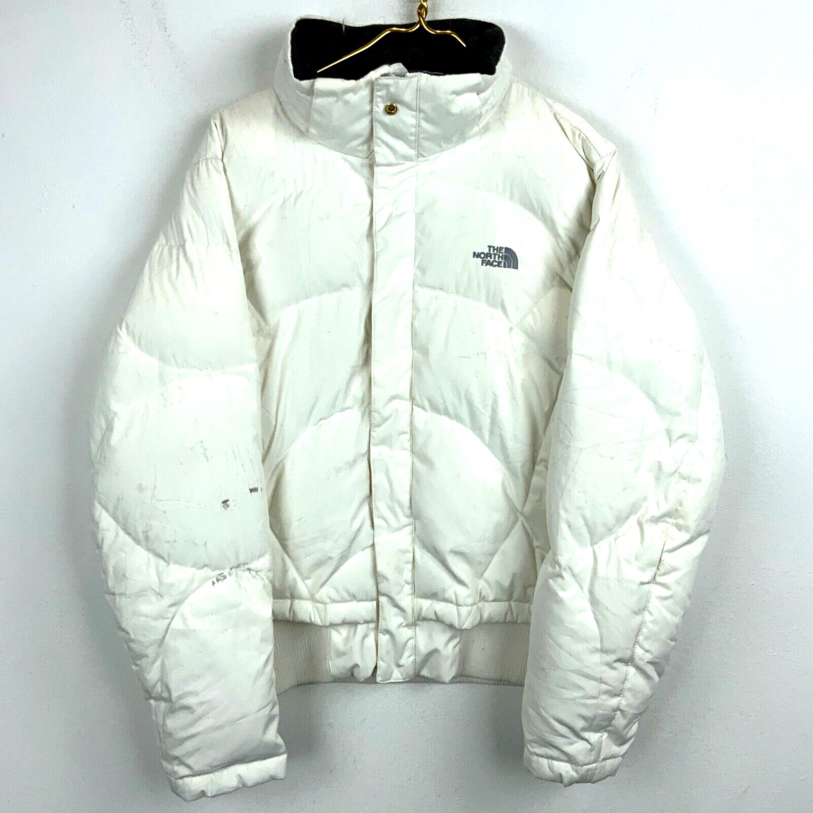 image of The North Face Prodigy 600 Down Women's Full Zip Puffer Jacket Size XL White