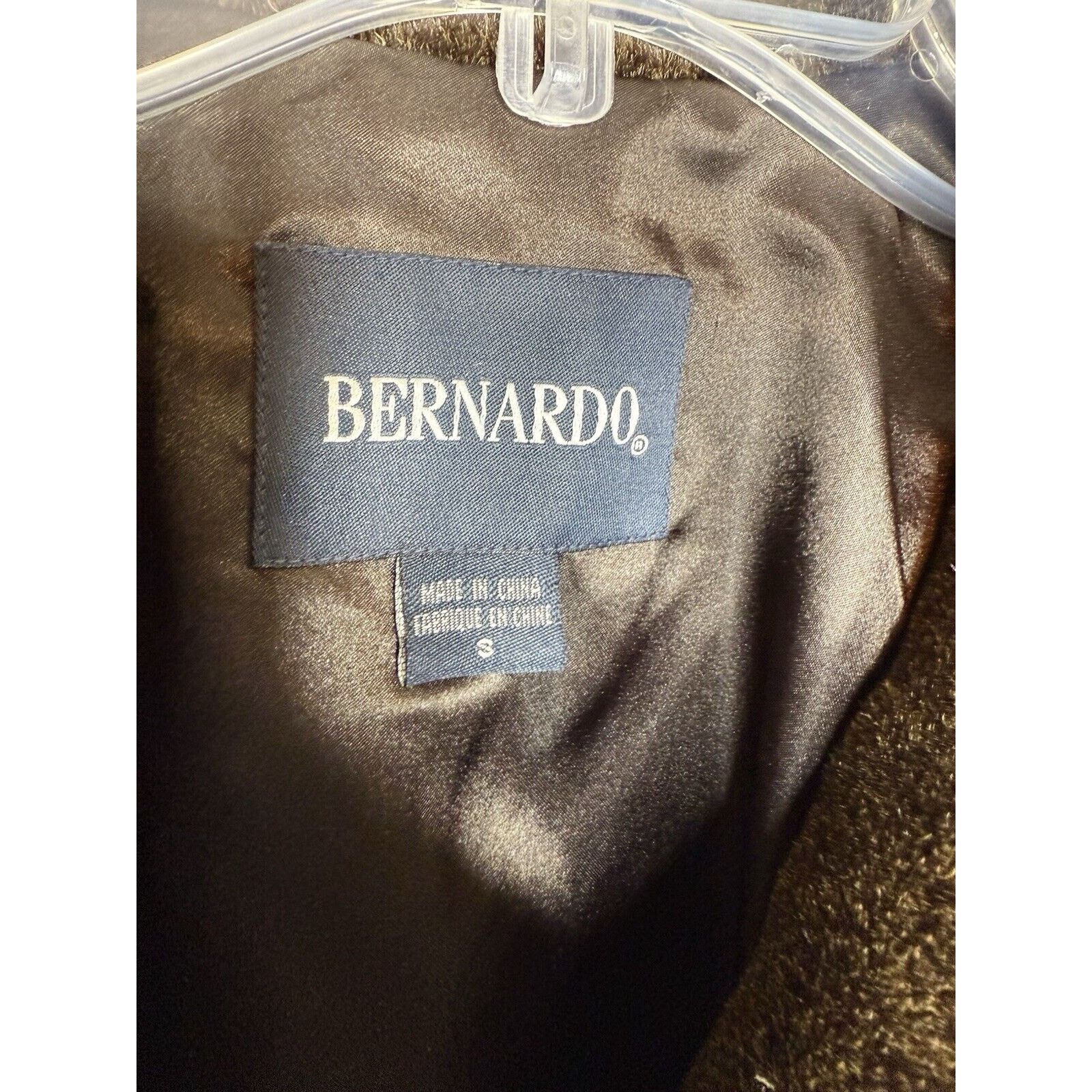 & Other Stories Bernardo Faux Fur Parka Jacket Brown Women’s Small Button Size S / US 4 / IT 40 - 5 Thumbnail