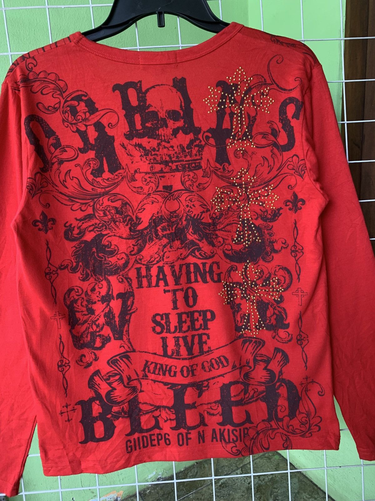 14th Addiction 2000s King Of God Cross Longsleeve Size US M / EU 48-50 / 2 - 4 Thumbnail