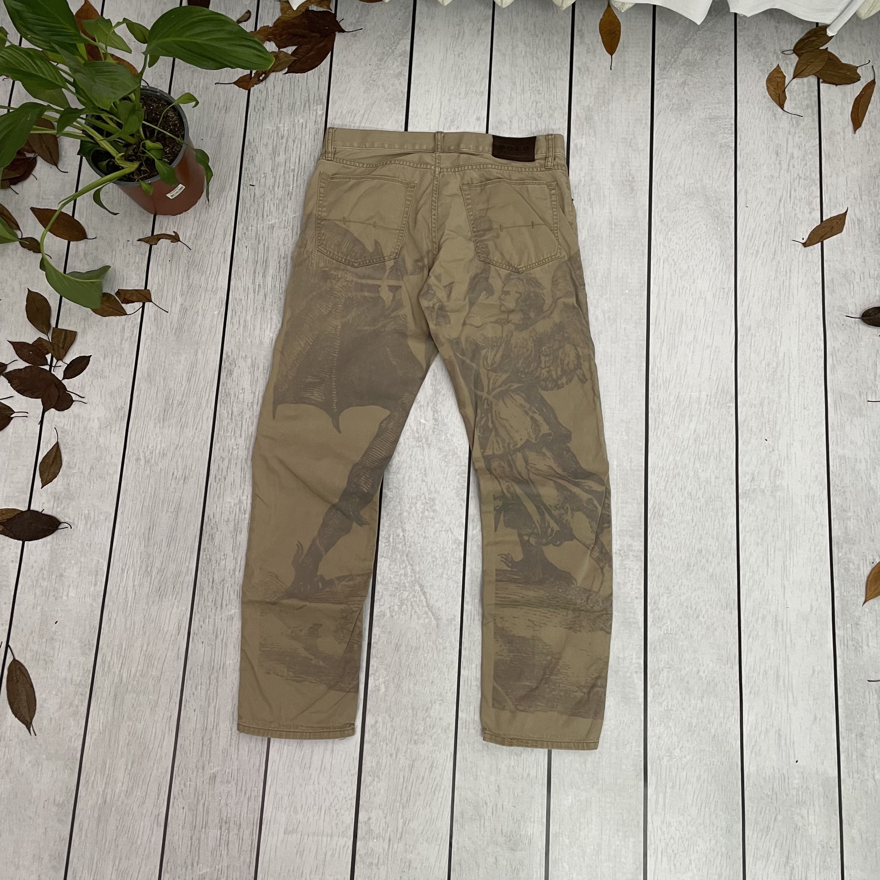 Polo Ralph Lauren Custom Vintage Polo Ralph Lauren Pants Y2K Alt rare 1of1 Size US 31 - 2 Thumbnail
