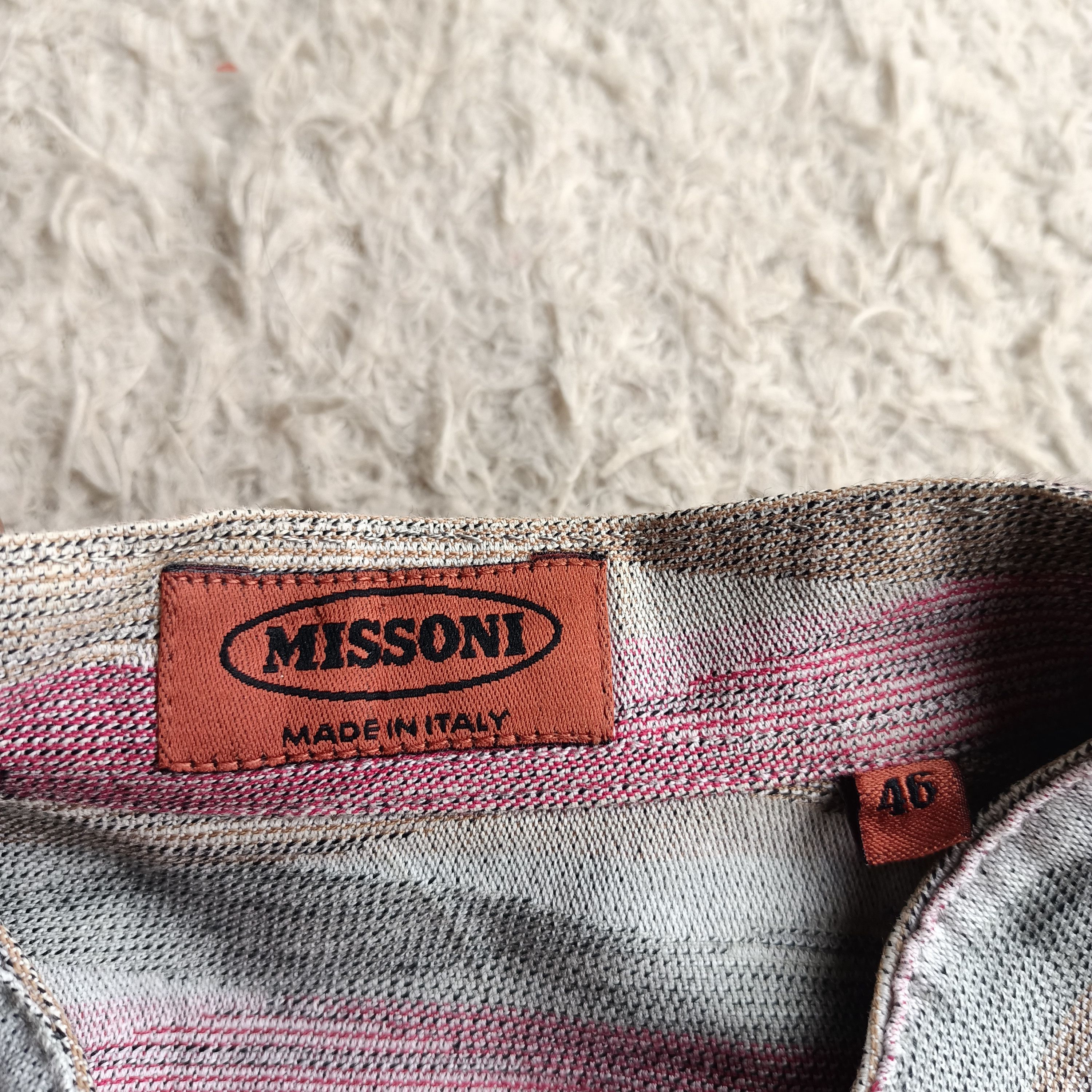 Designer × Missoni × Vintage Vintage missoni italy diamond pattern mandarin collar Size US M / EU 48-50 / 2 - 6 Thumbnail
