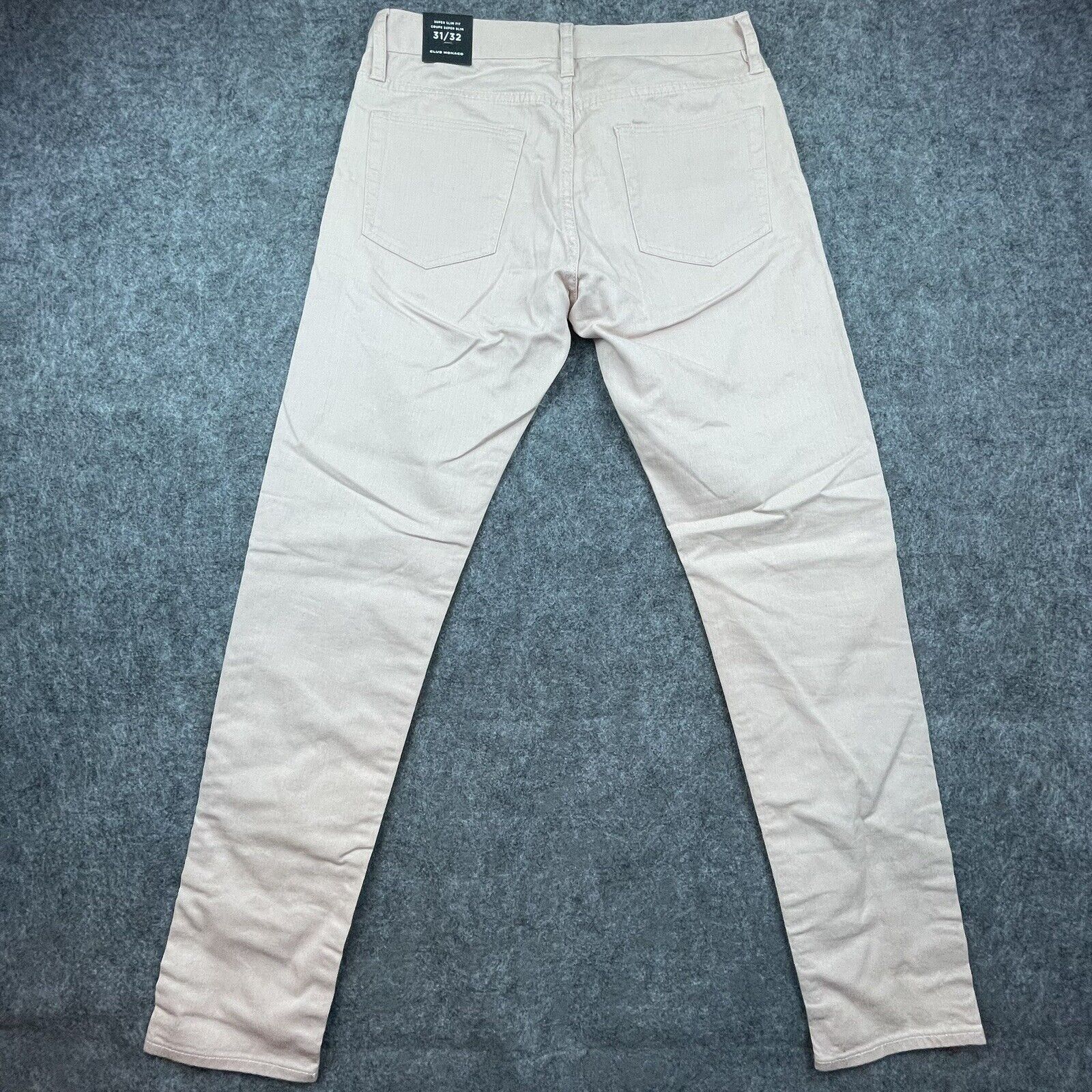 Club Monaco Club Monaco Jeans Men 31/32 Pink Coupe Super Slim Fit Pastel Size US 31 - 2 Thumbnail