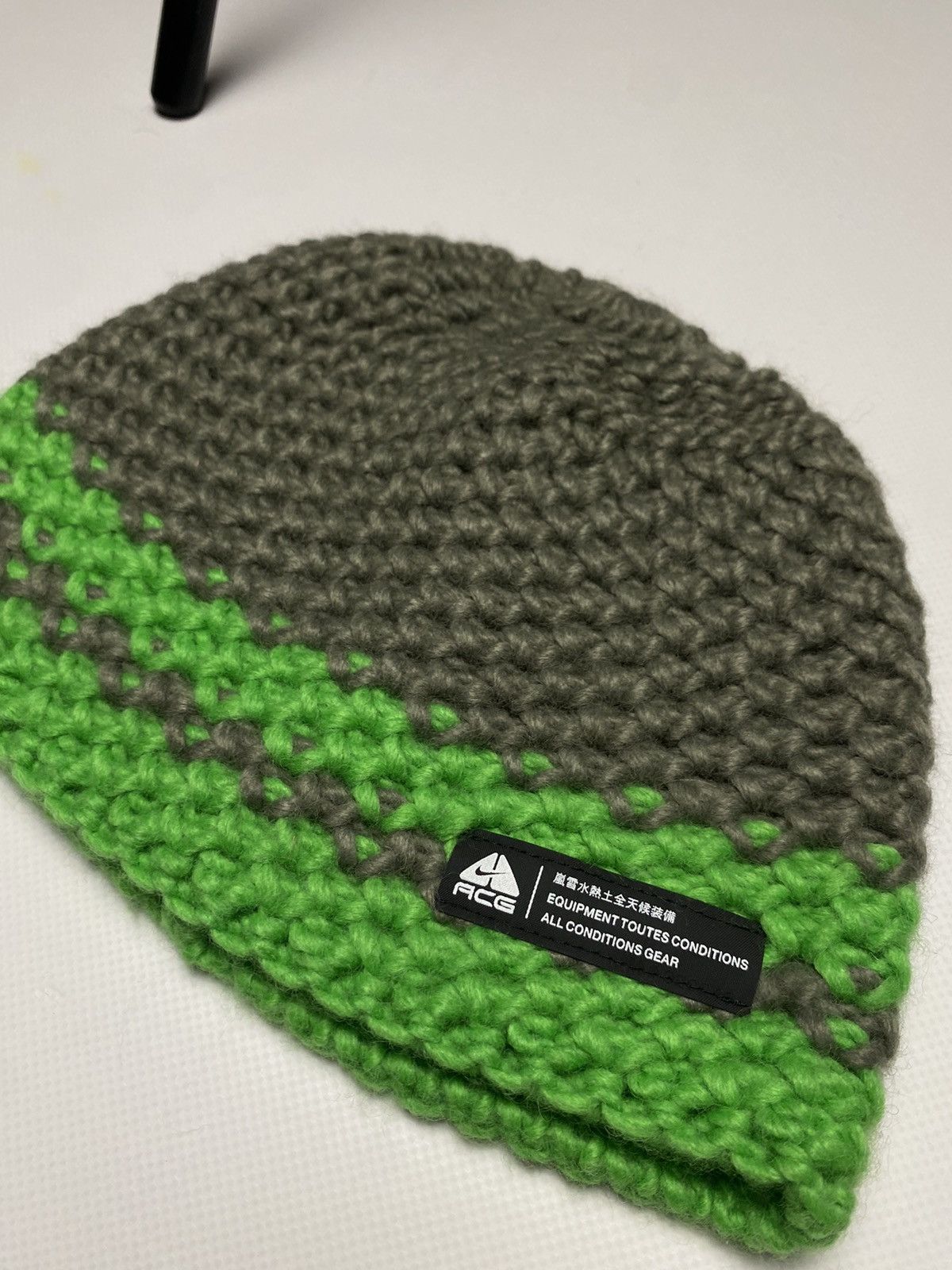 Nike ACG × Vintage Nike ACG Vintage Knitted Beanie Hat y2k Size ONE SIZE - 2 Thumbnail