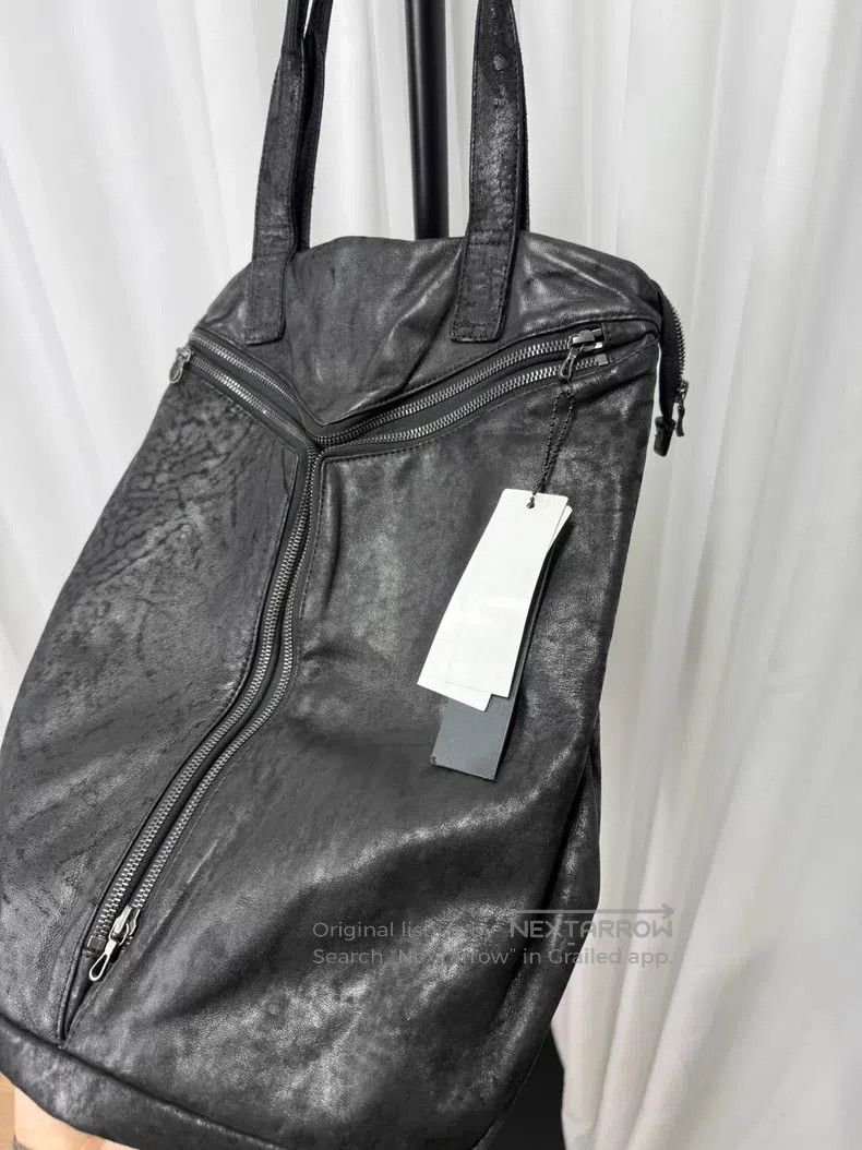 Julius Julius Ripped sheepskin geometric zipper handbag Size ONE SIZE - 4 Thumbnail