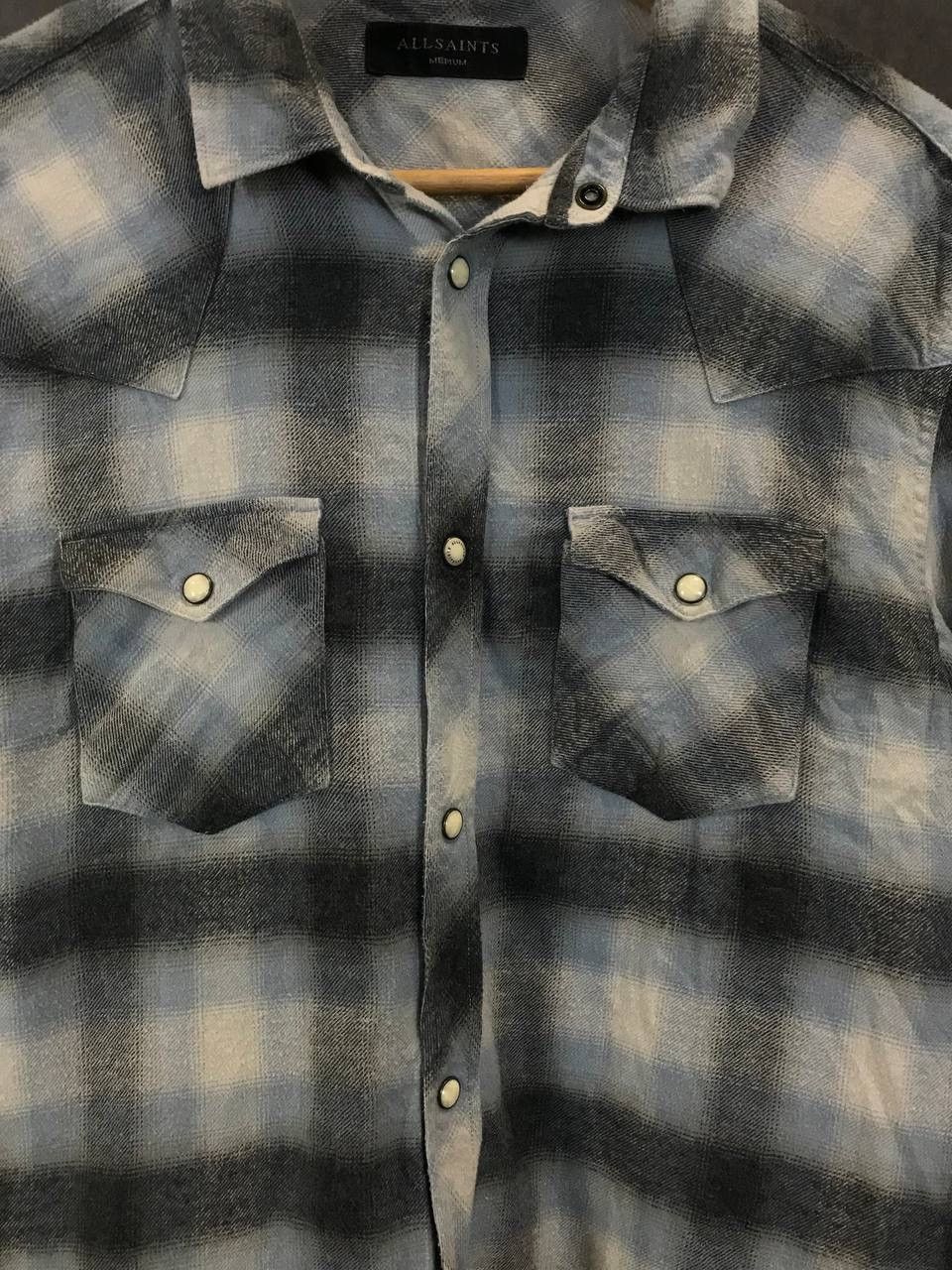 Allsaints Allsaints designer flannel shirt Size US M / EU 48-50 / 2 - 3 Thumbnail
