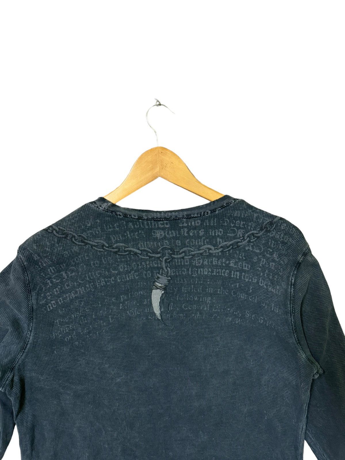Affliction Vintage Y2K Affliction Skeleton Chains Long Sleeve Size US M / EU 48-50 / 2 - 9 Thumbnail