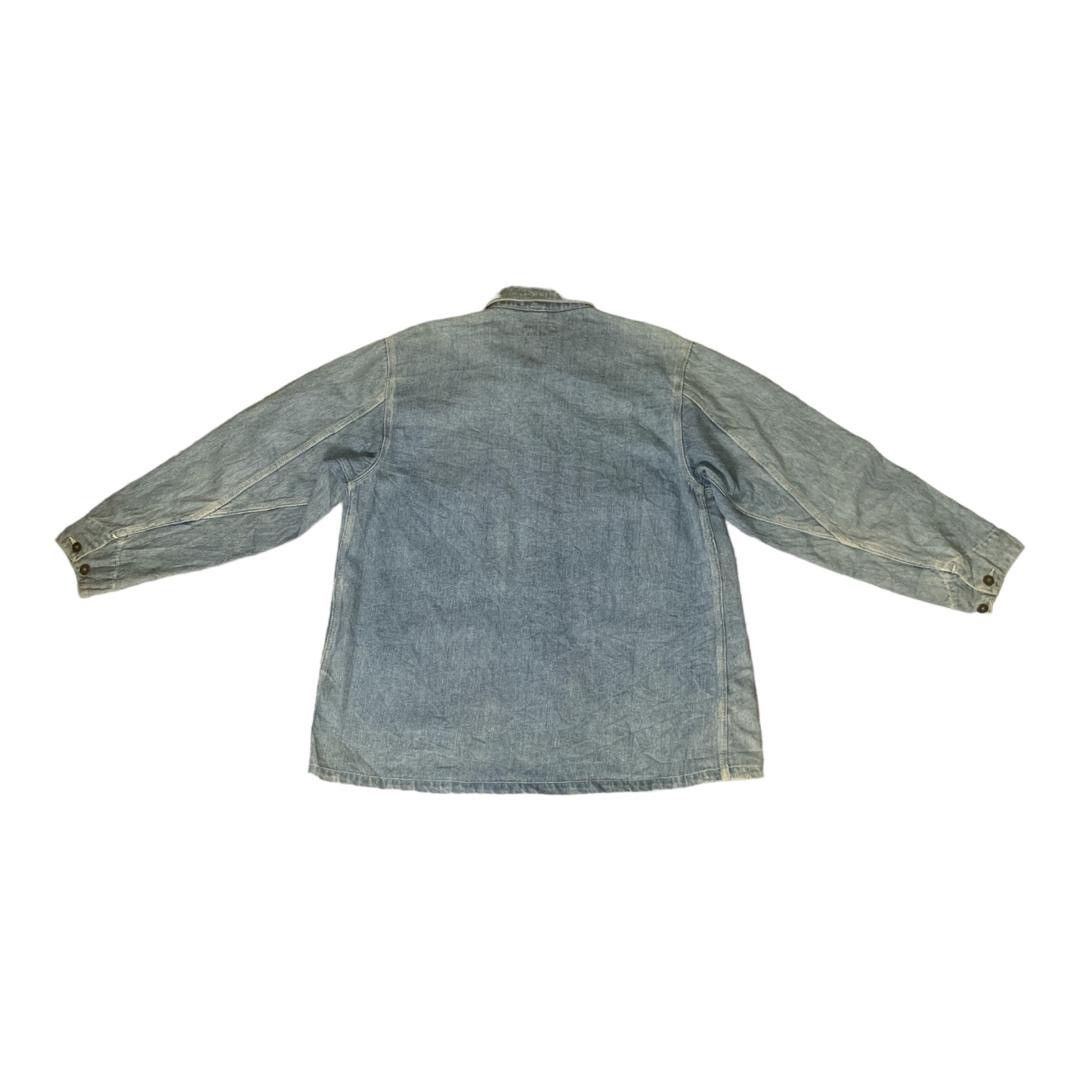Vintage Vintage Collins Chore Denim Jackets Size US L / EU 52-54 / 3 - 2 Thumbnail